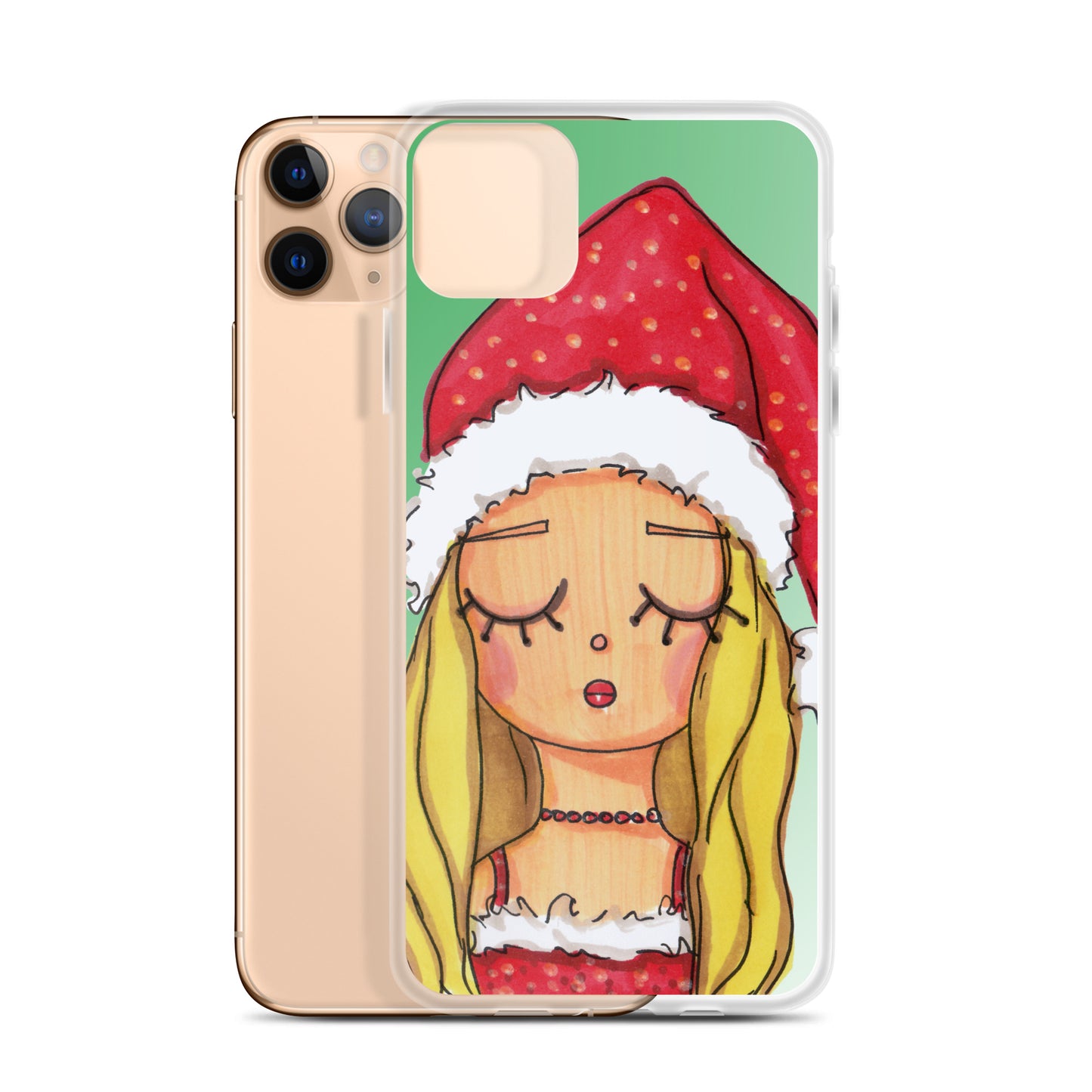 Santa Baby, Christmas, Clear Case for iPhone®