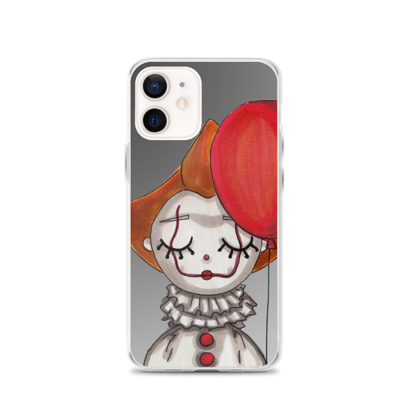 Clown, Balloon, Halloween, Clear Case for iPhone®