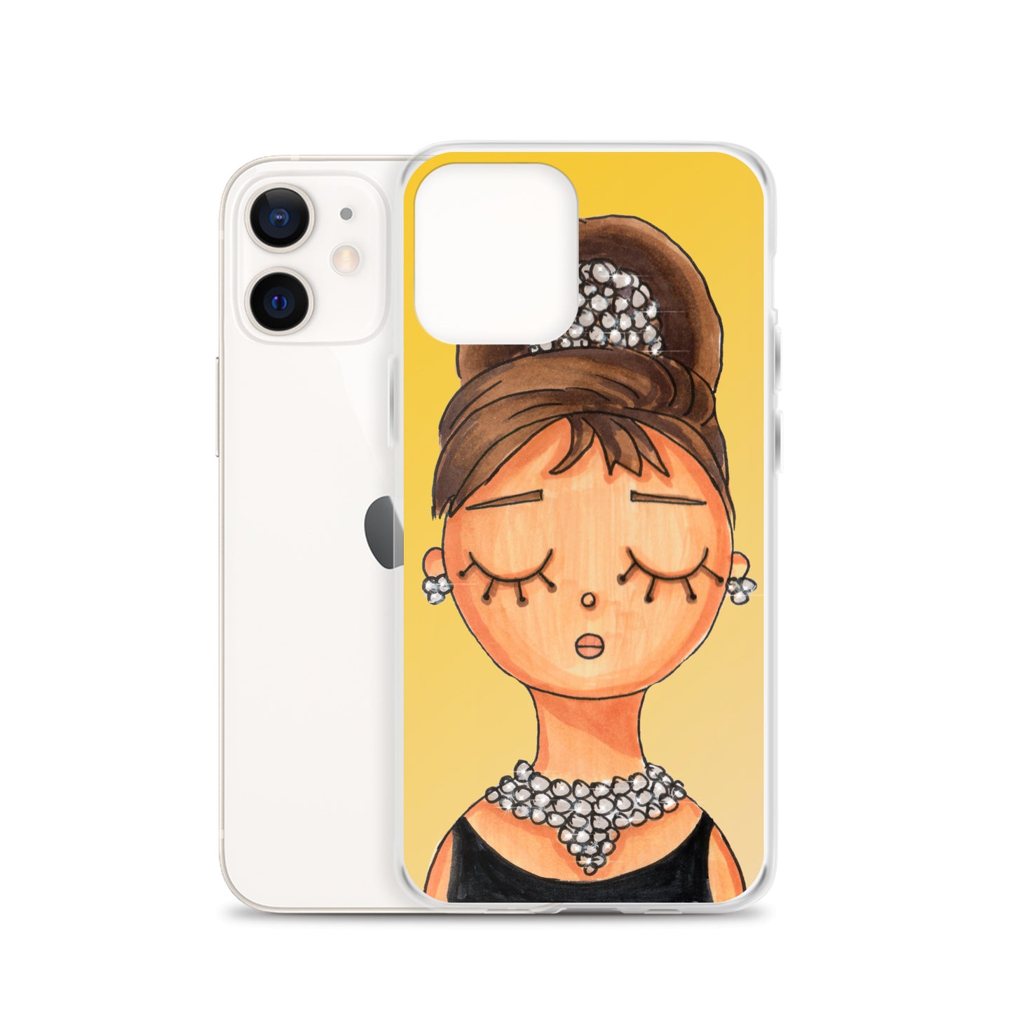 Audrey, Holly Golightly, Clear Case for iPhone®