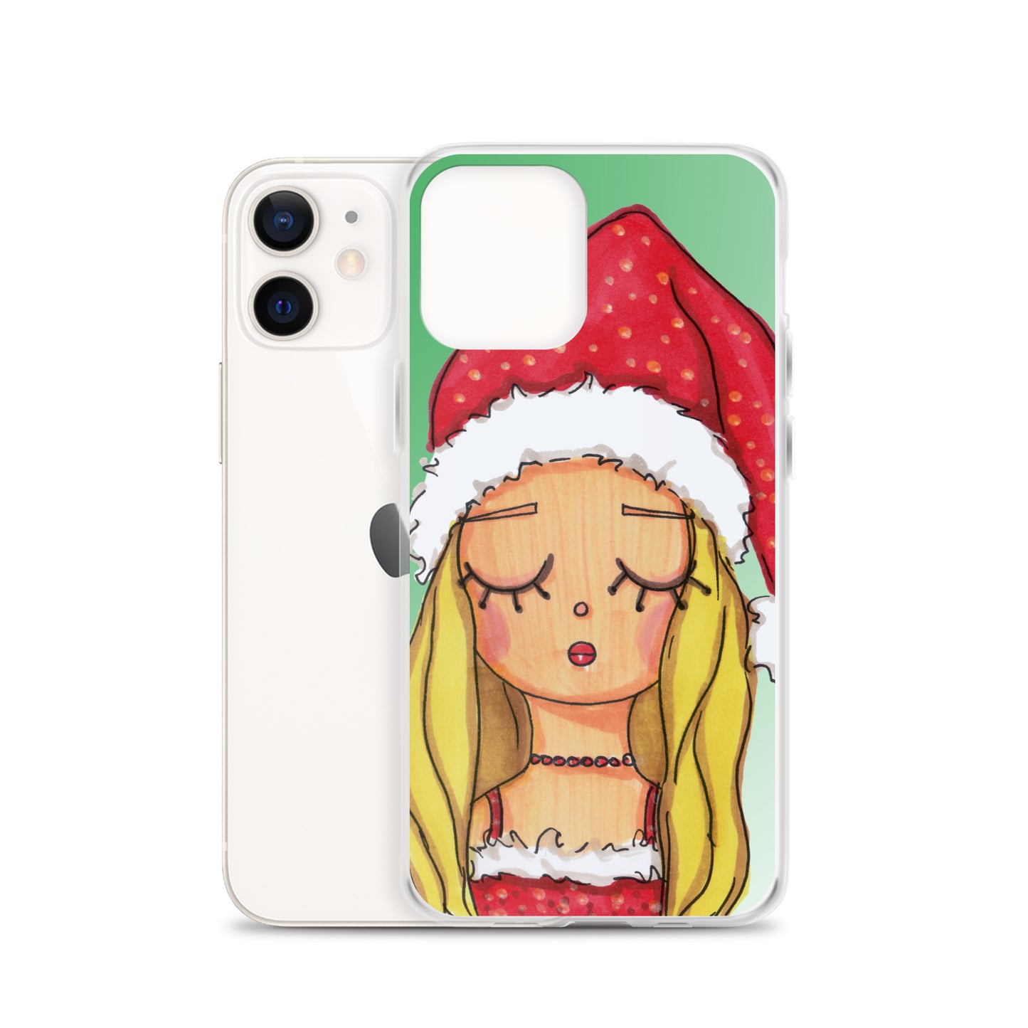 Santa Baby, Christmas, Clear Case for iPhone®