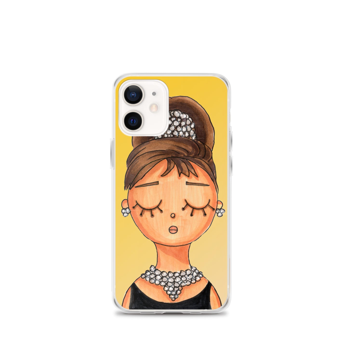 Audrey, Holly Golightly, Clear Case for iPhone®