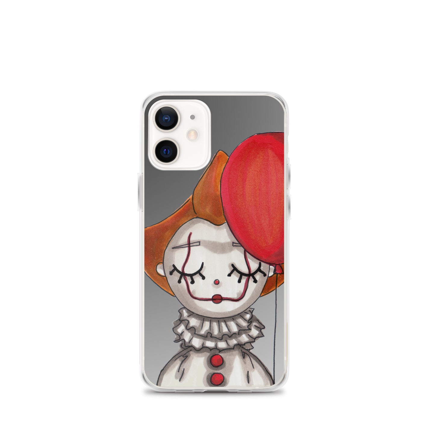 Clown, Balloon, Halloween, Clear Case for iPhone®