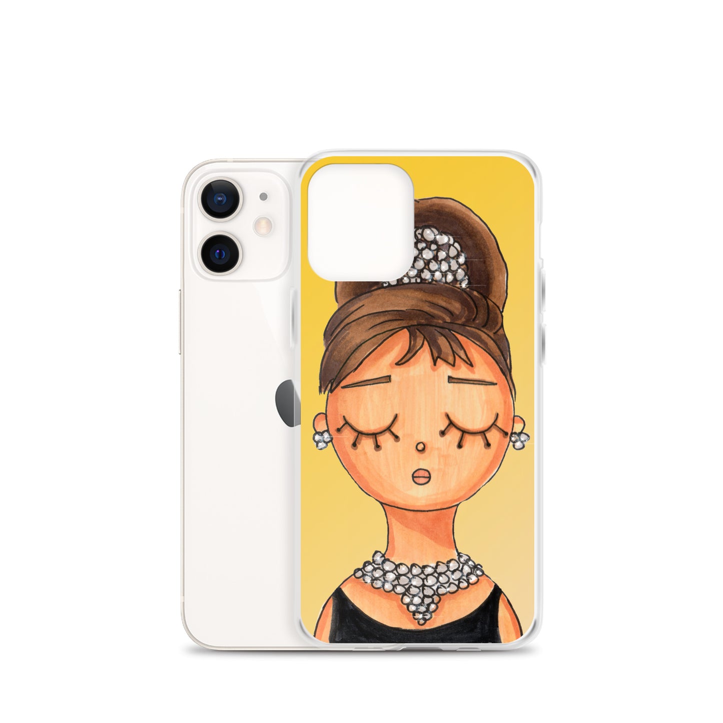 Audrey, Holly Golightly, Clear Case for iPhone®