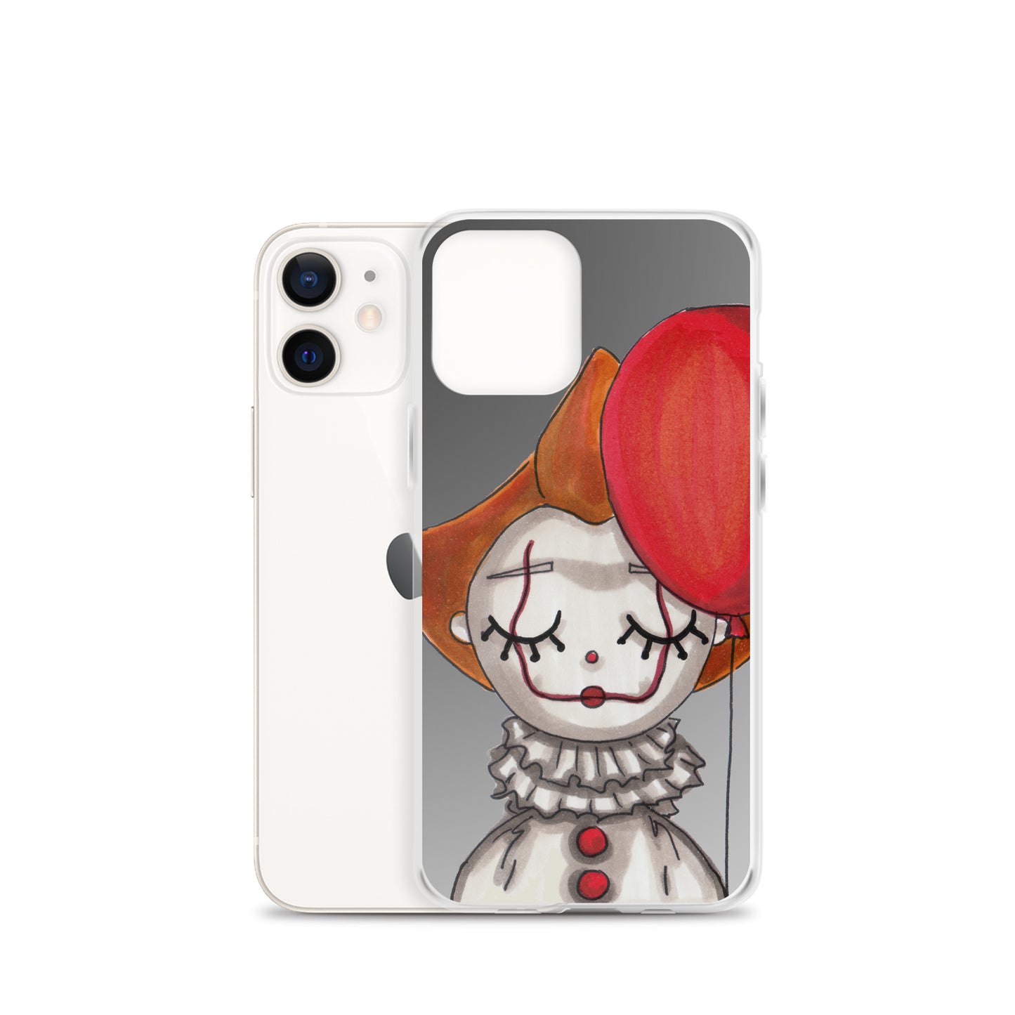 Clown, Balloon, Halloween, Clear Case for iPhone®