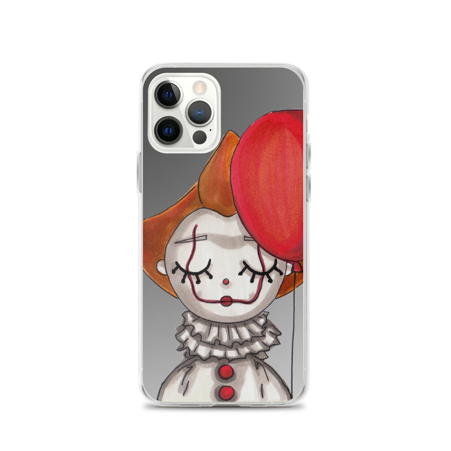 Clown, Balloon, Halloween, Clear Case for iPhone®