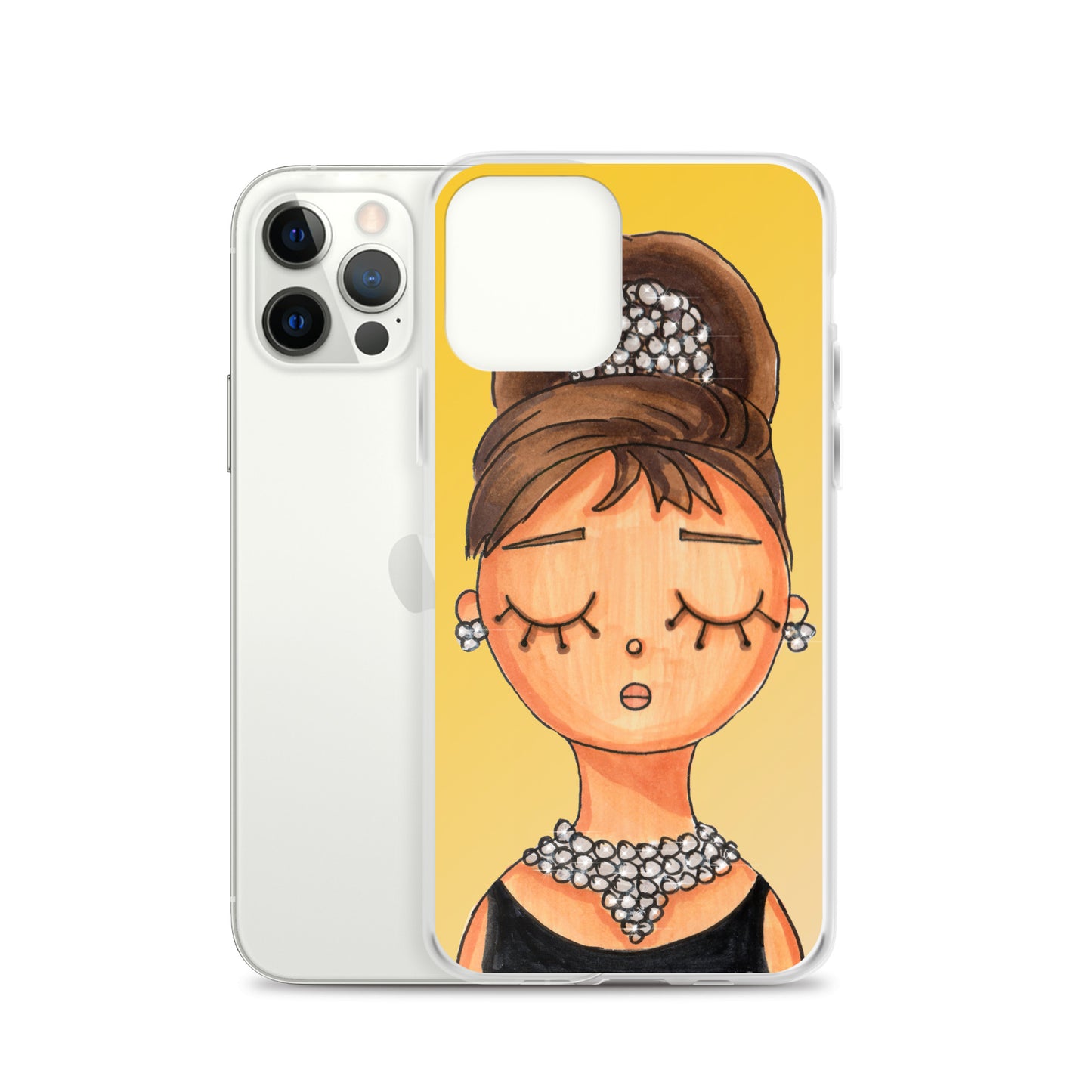 Audrey, Holly Golightly, Clear Case for iPhone®