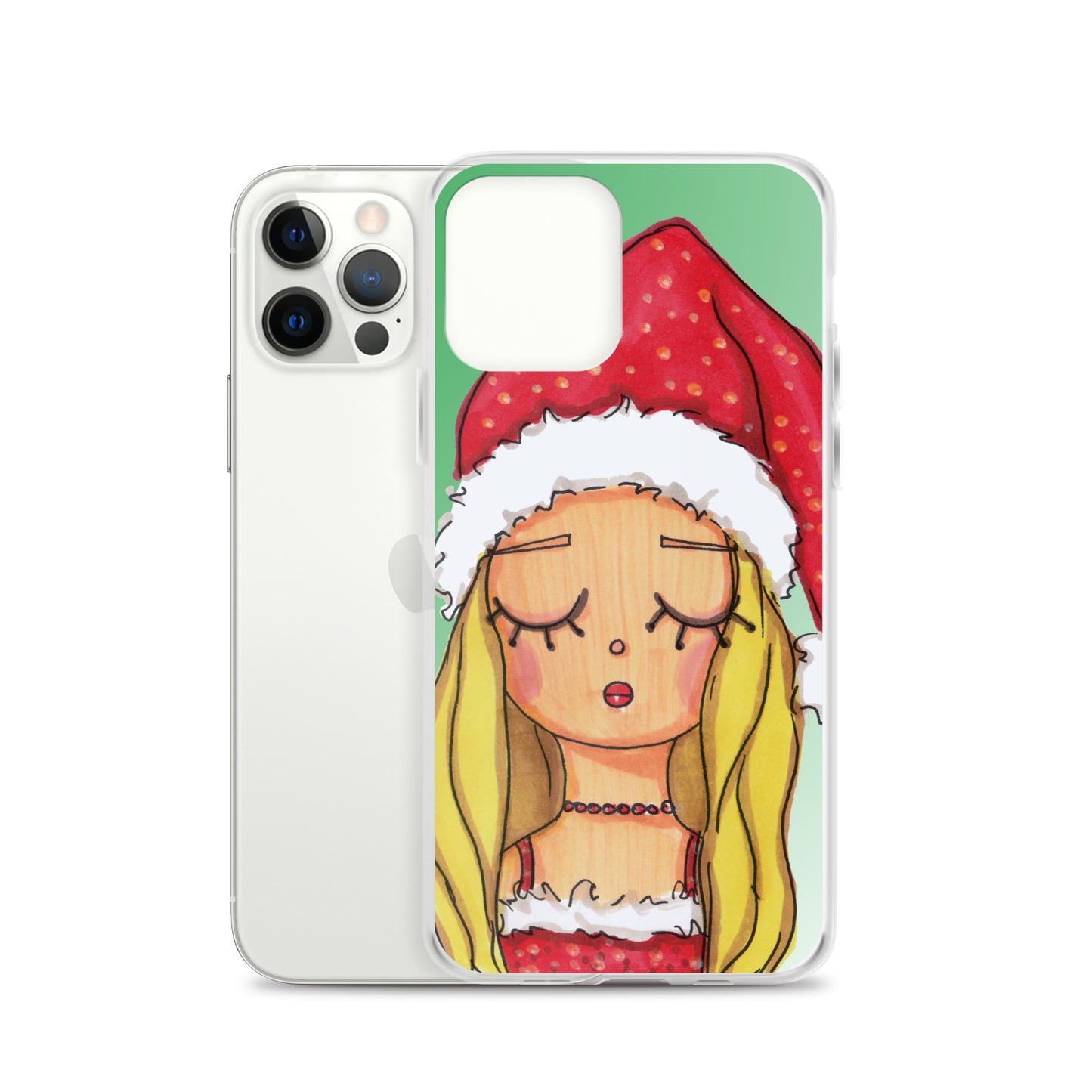 Santa Baby, Christmas, Clear Case for iPhone®