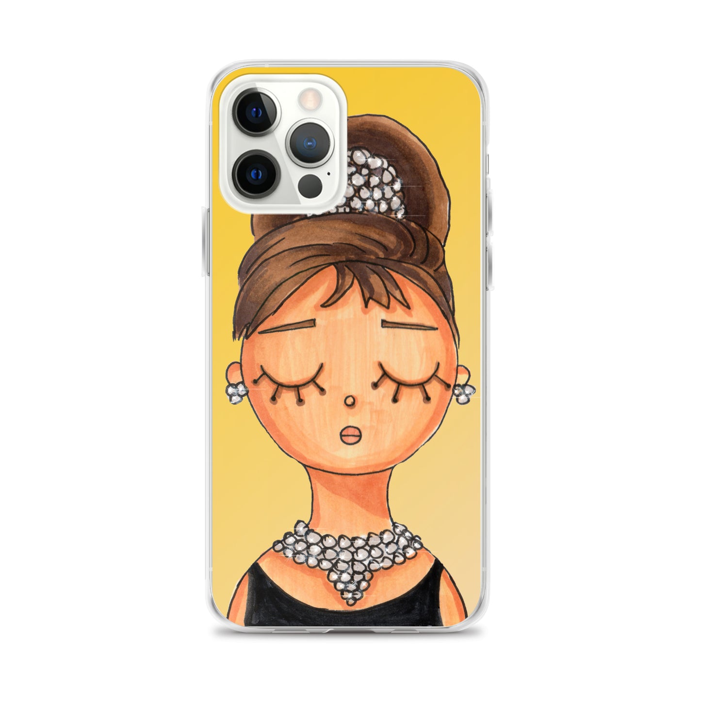 Audrey, Holly Golightly, Clear Case for iPhone®