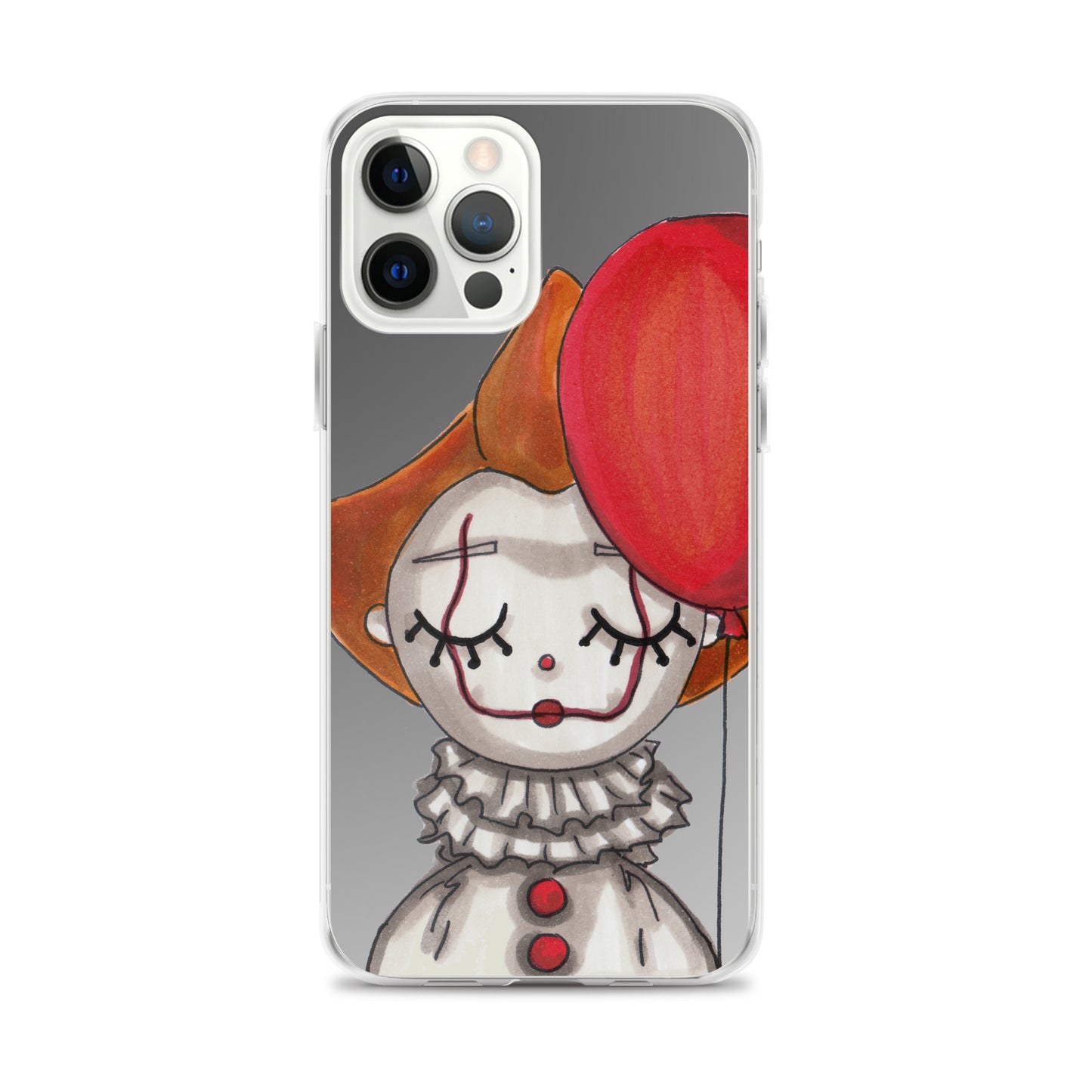 Clown, Balloon, Halloween, Clear Case for iPhone®