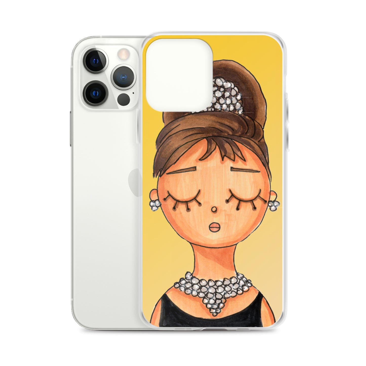 Audrey, Holly Golightly, Clear Case for iPhone®