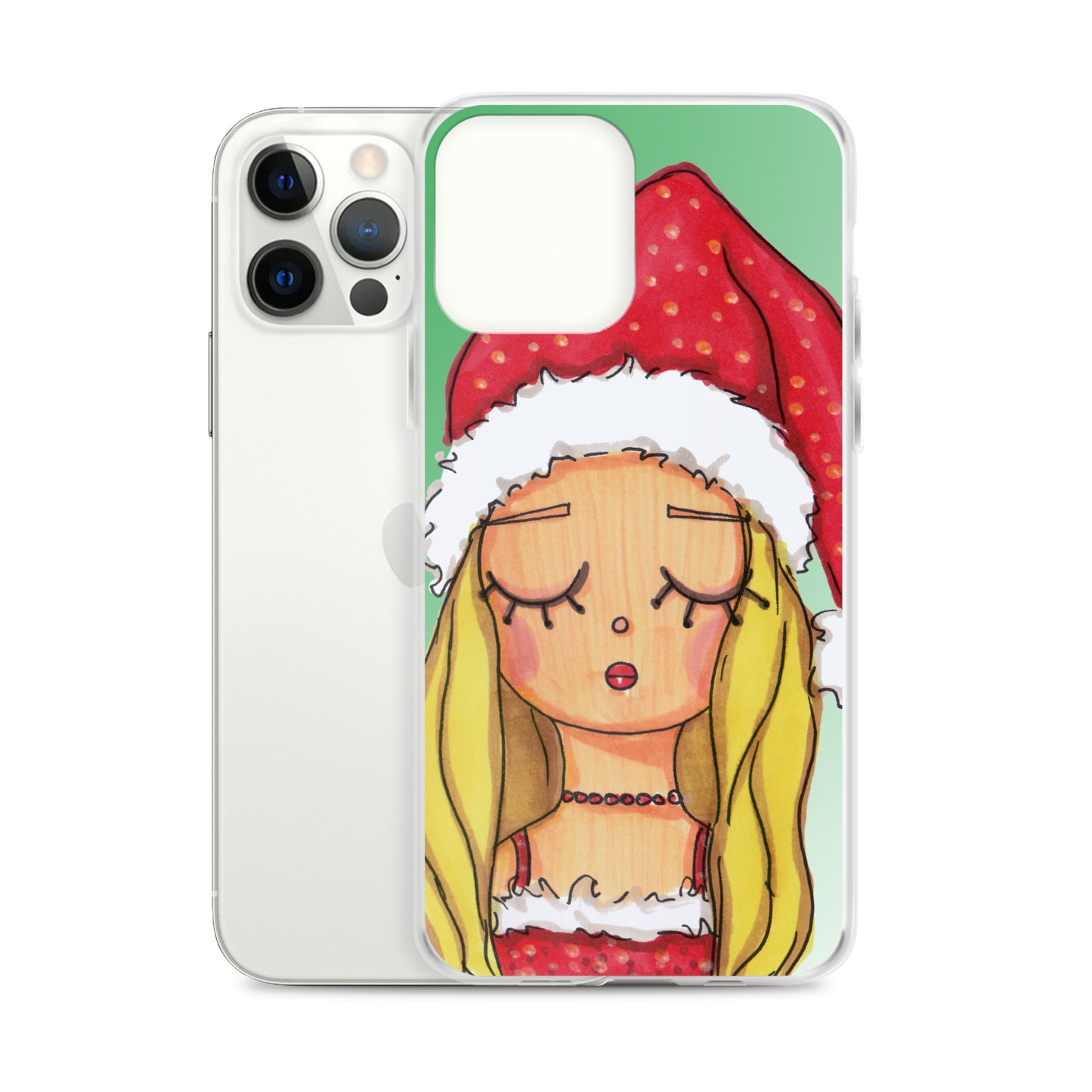 Santa Baby, Christmas, Clear Case for iPhone®