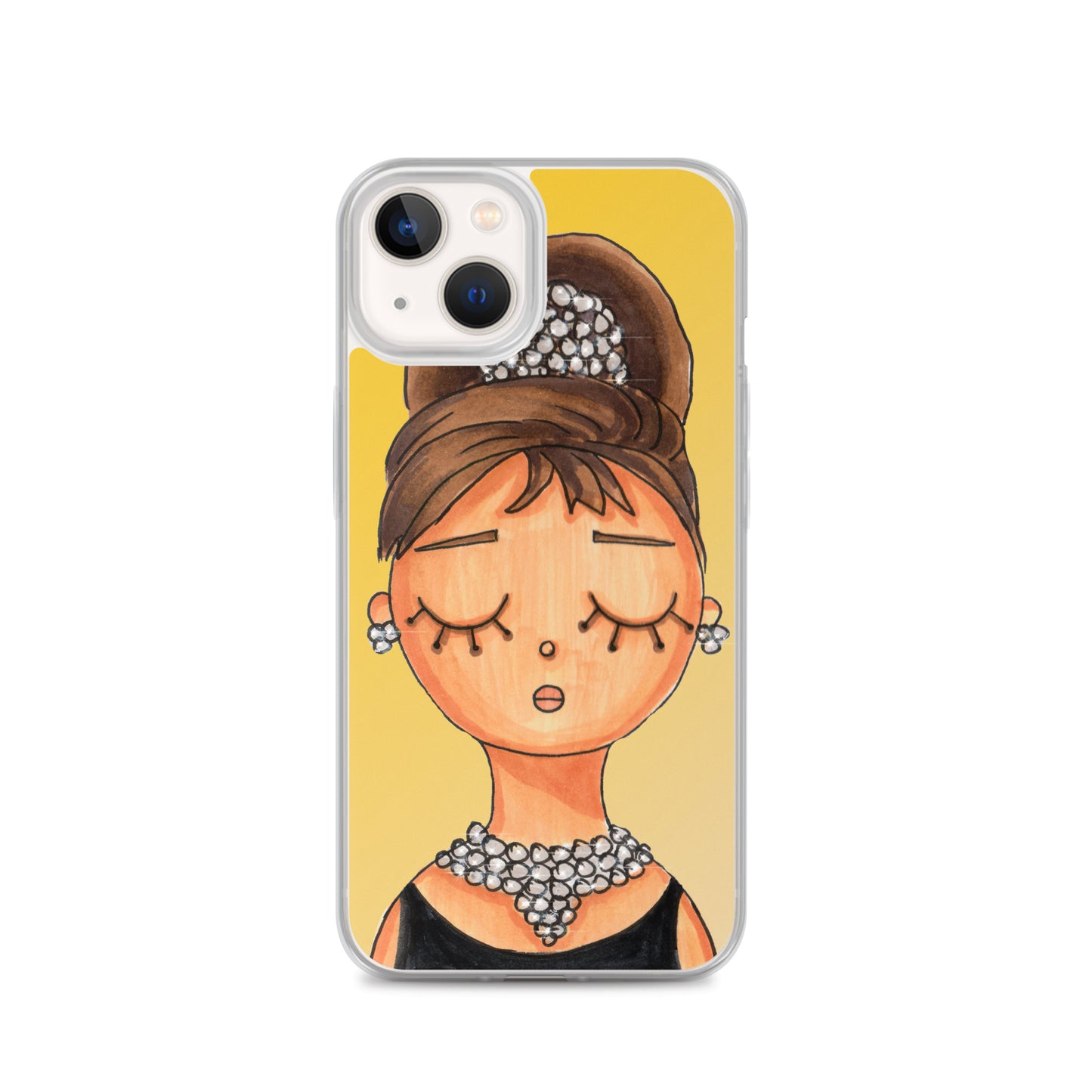 Audrey, Holly Golightly, Clear Case for iPhone®