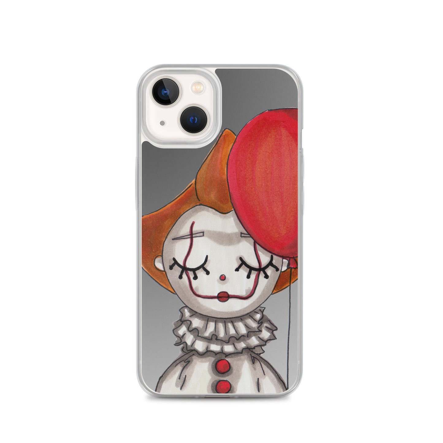 Clown, Balloon, Halloween, Clear Case for iPhone®