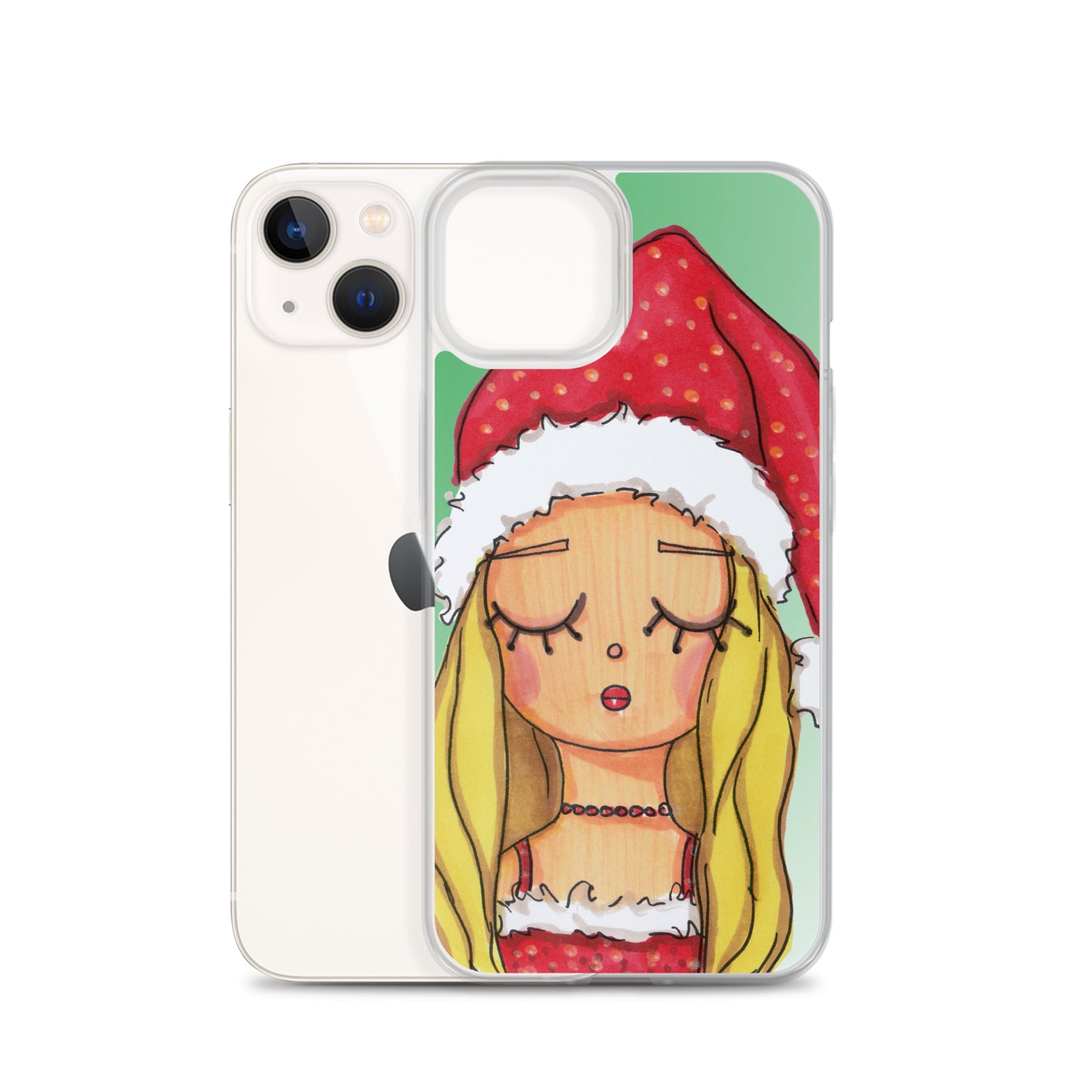 Santa Baby, Christmas, Clear Case for iPhone®