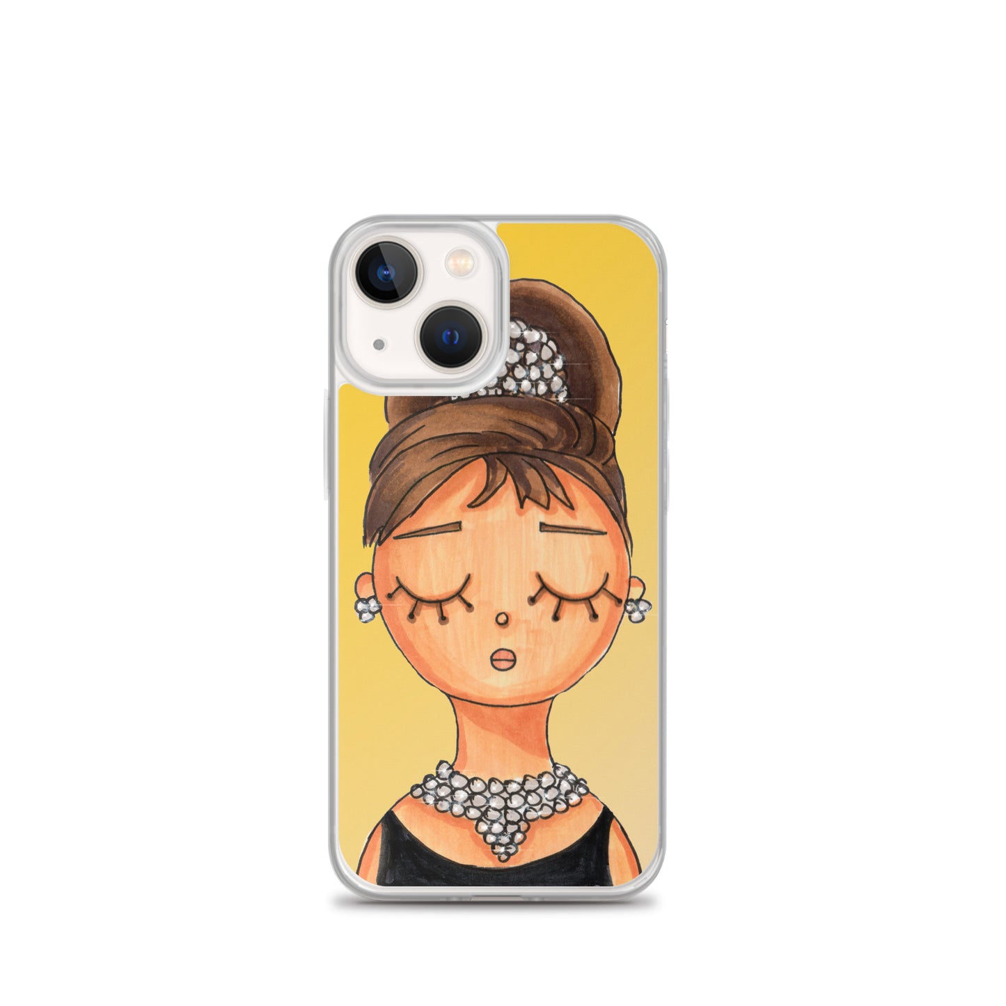 Audrey, Holly Golightly, Clear Case for iPhone®