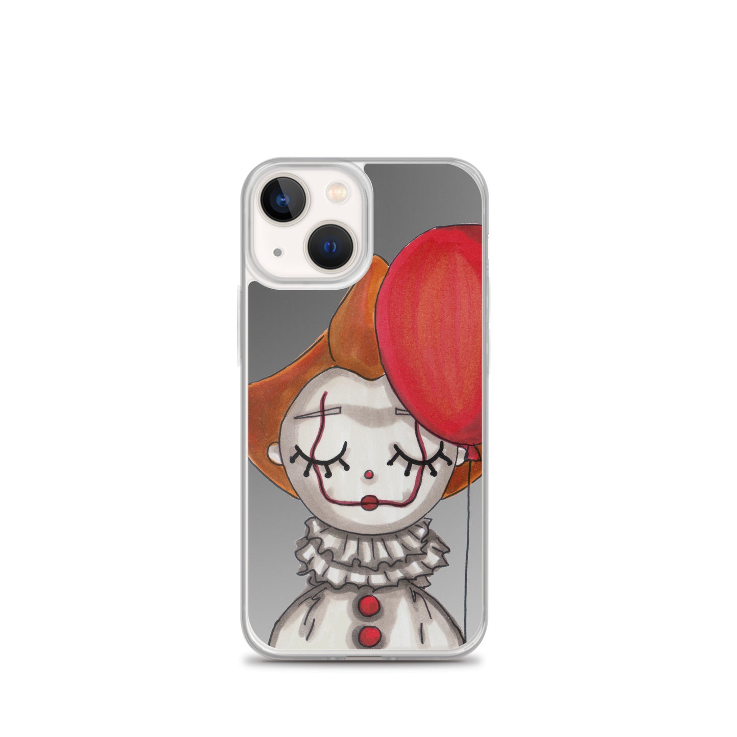 Clown, Balloon, Halloween, Clear Case for iPhone®