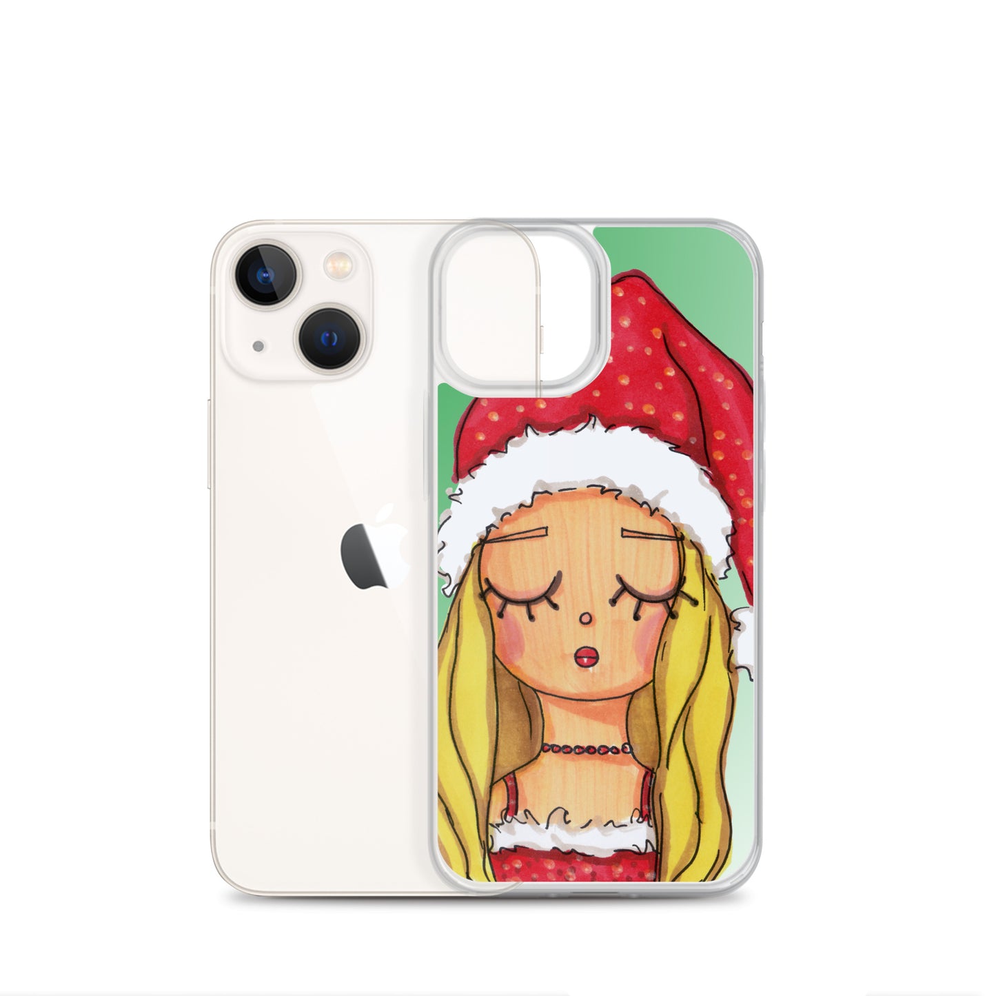 Santa Baby, Christmas, Clear Case for iPhone®