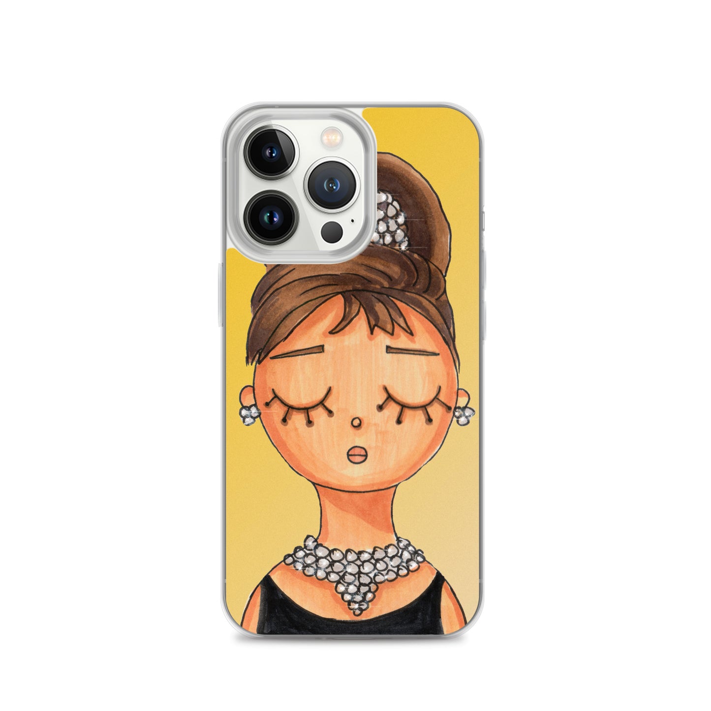 Audrey, Holly Golightly, Clear Case for iPhone®