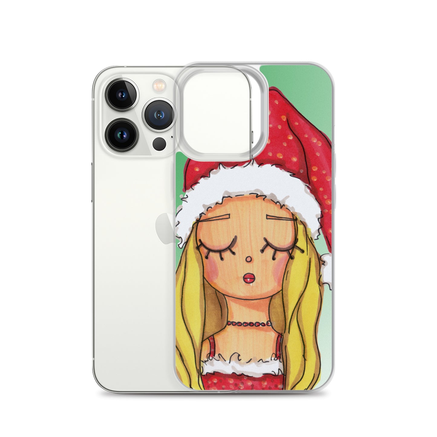 Santa Baby, Christmas, Clear Case for iPhone®