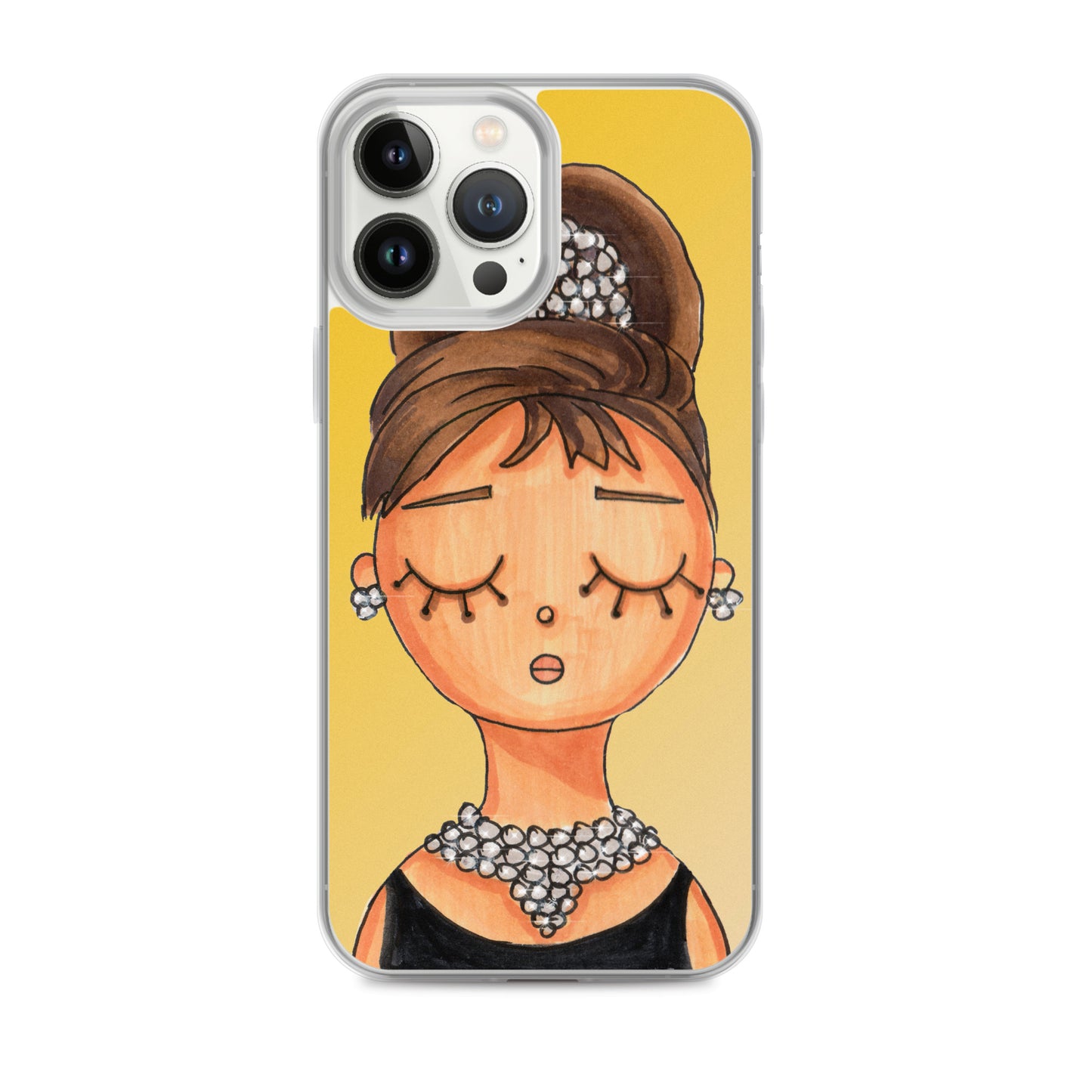 Audrey, Holly Golightly, Clear Case for iPhone®