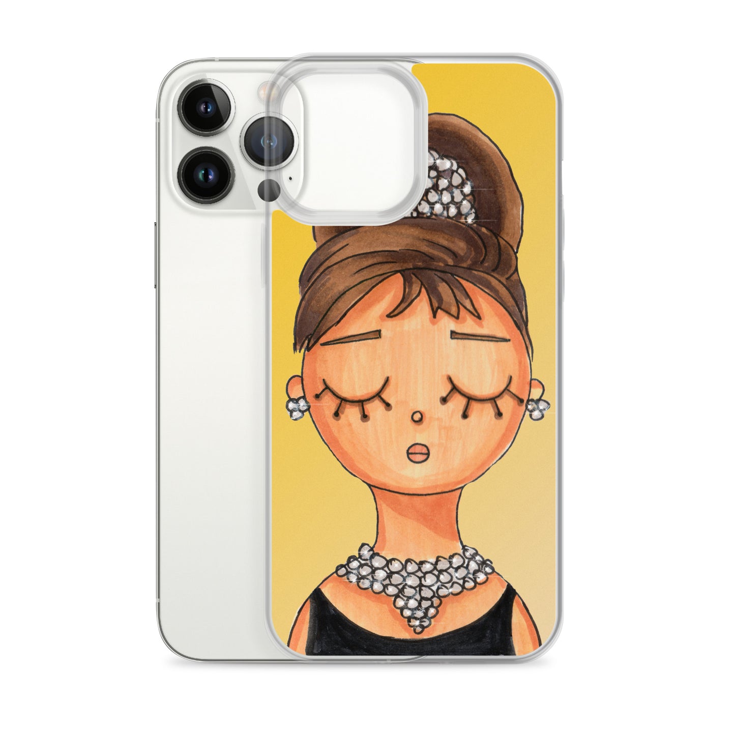 Audrey, Holly Golightly, Clear Case for iPhone®