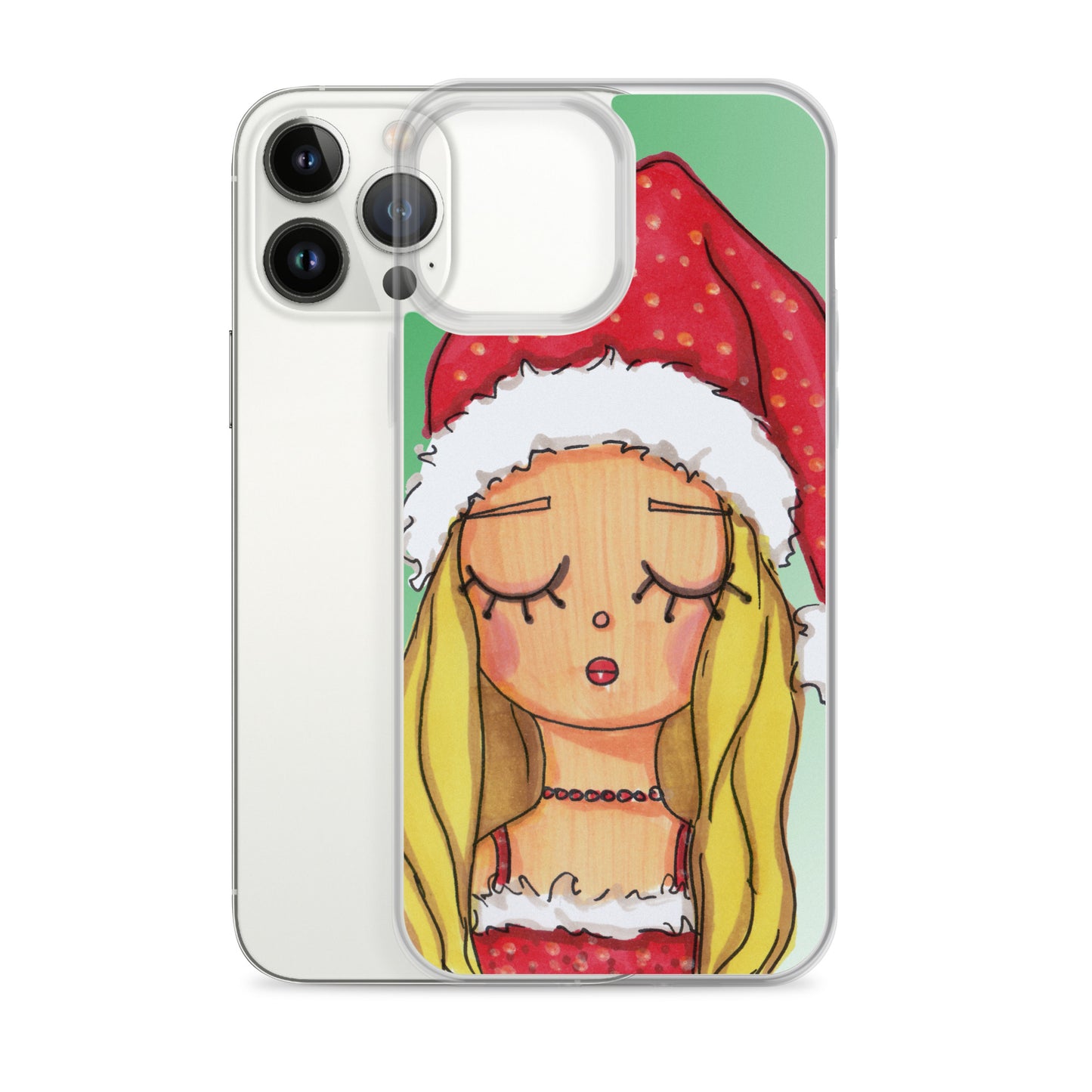 Santa Baby, Christmas, Clear Case for iPhone®