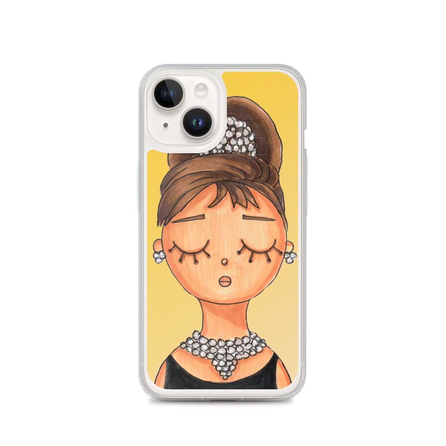 Audrey, Holly Golightly, Clear Case for iPhone®