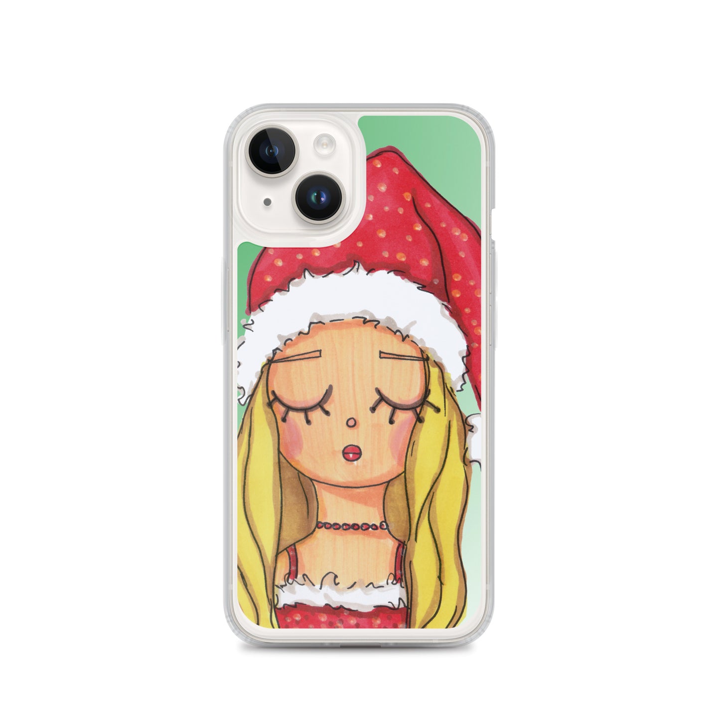 Santa Baby, Christmas, Clear Case for iPhone®