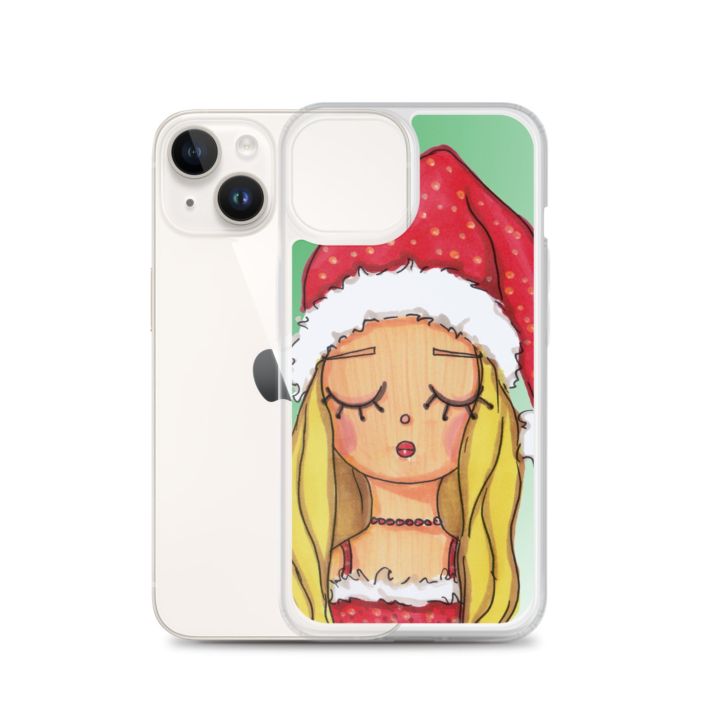 Santa Baby, Christmas, Clear Case for iPhone®