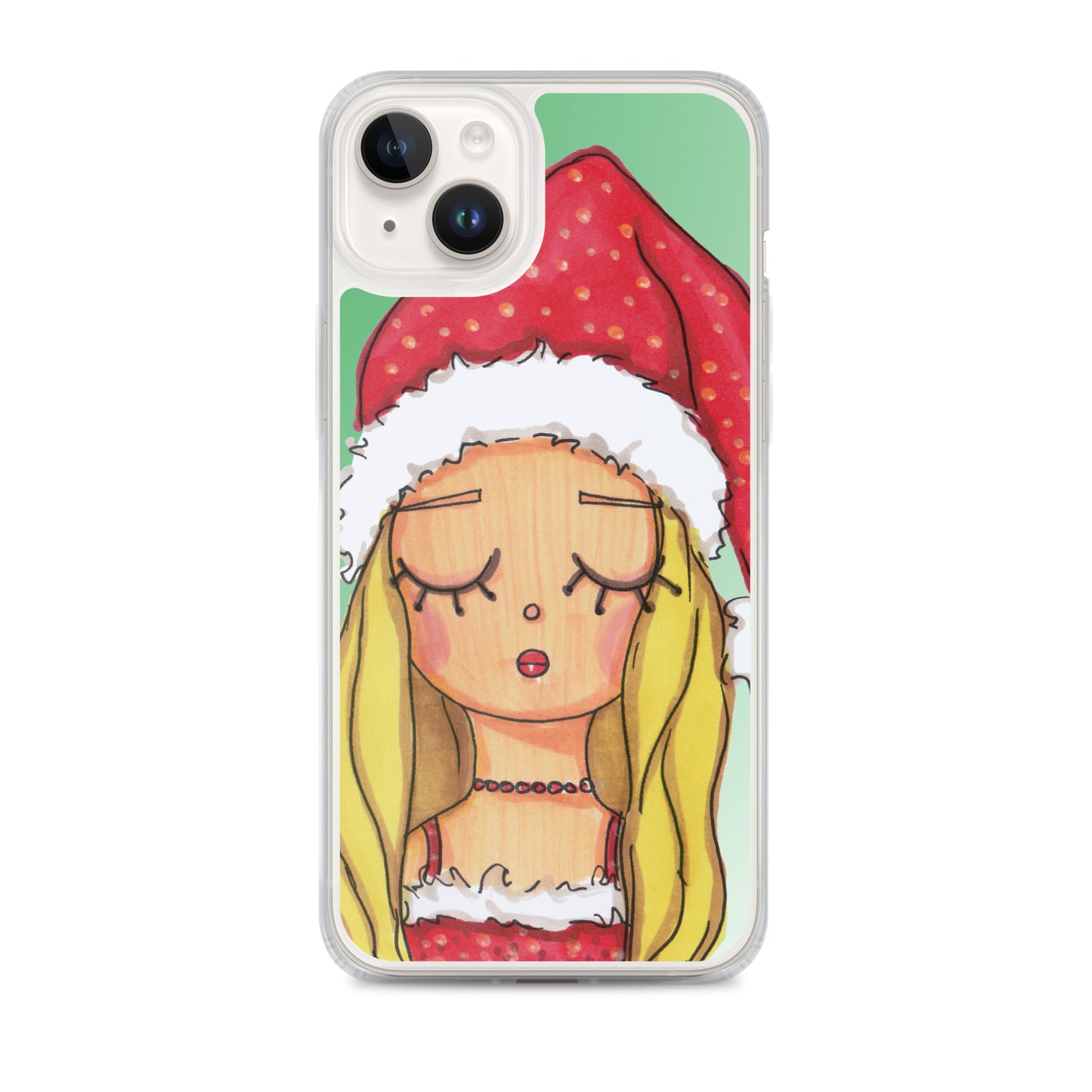 Santa Baby, Christmas, Clear Case for iPhone®