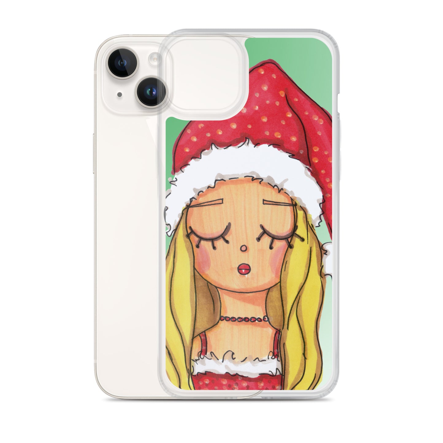 Santa Baby, Christmas, Clear Case for iPhone®