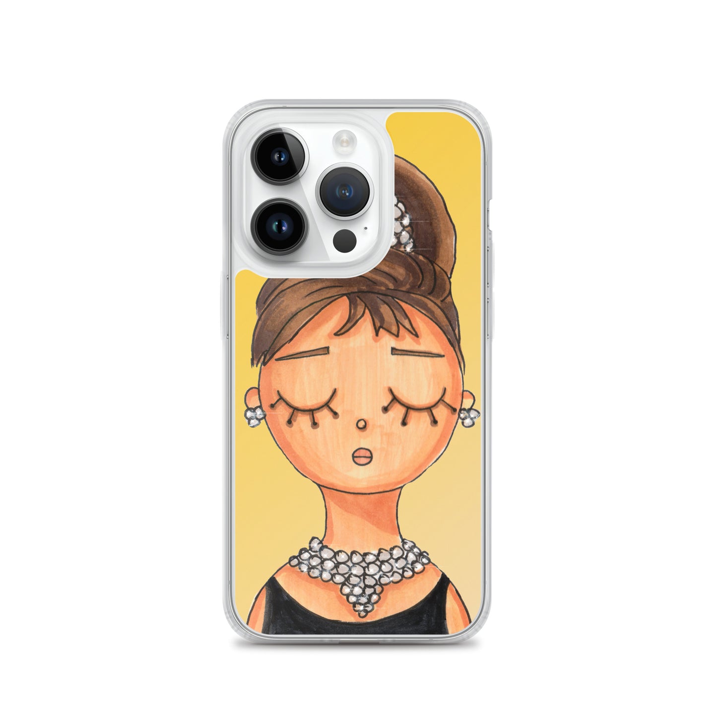 Audrey, Holly Golightly, Clear Case for iPhone®