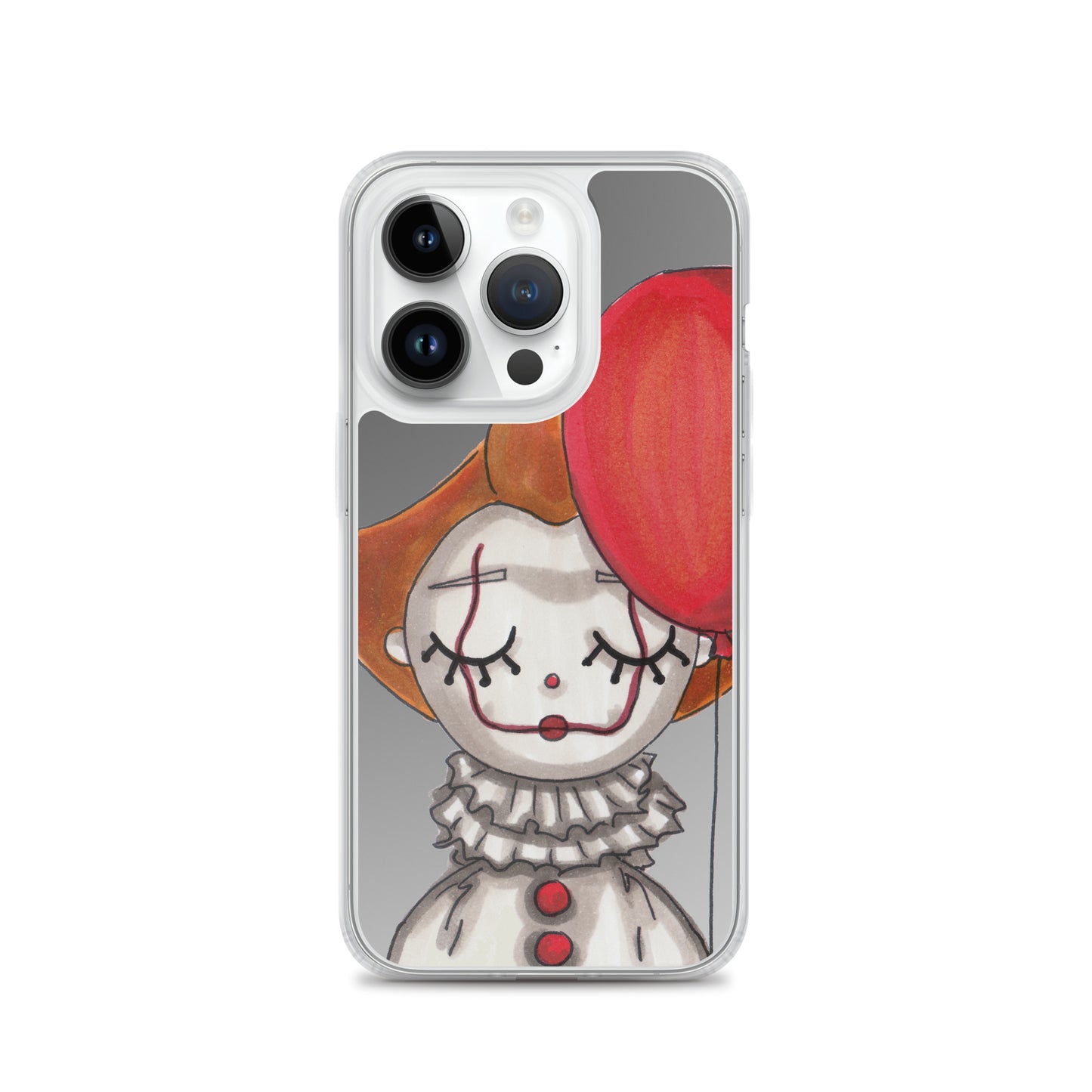 Clown, Balloon, Halloween, Clear Case for iPhone®