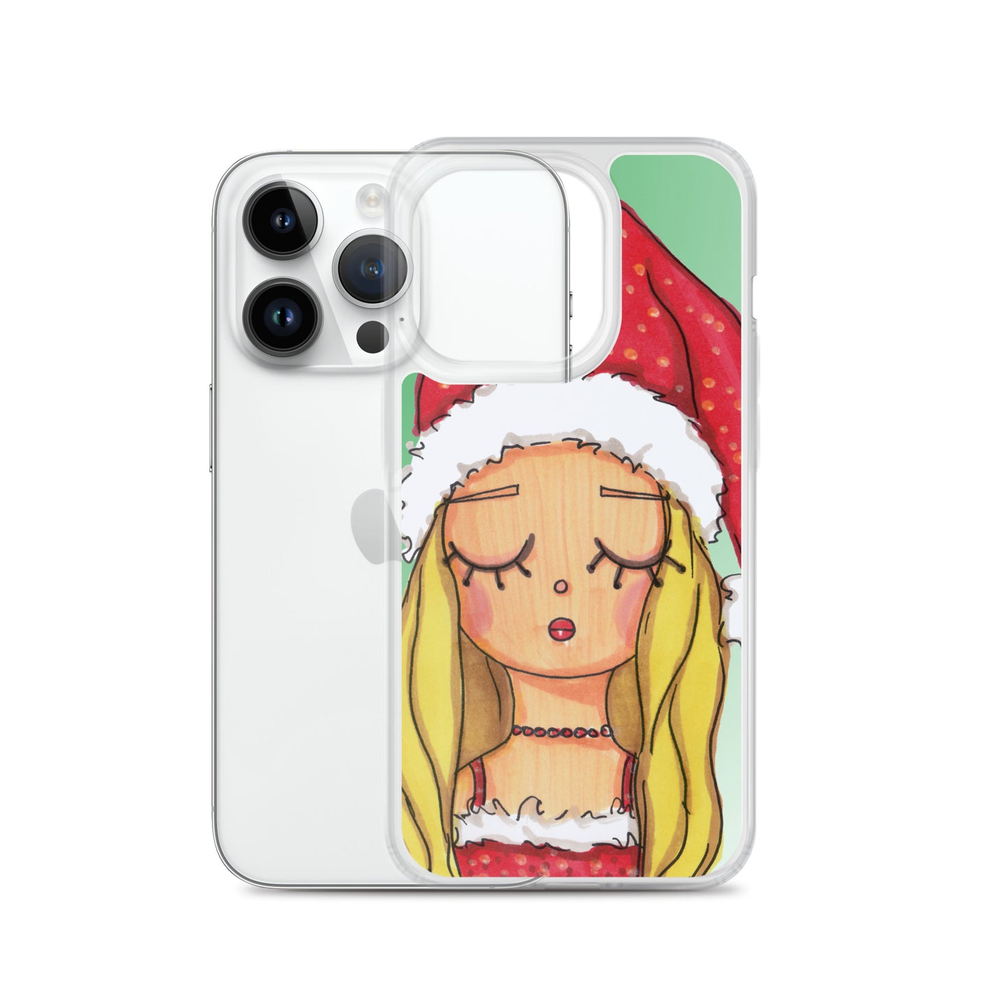 Santa Baby, Christmas, Clear Case for iPhone®