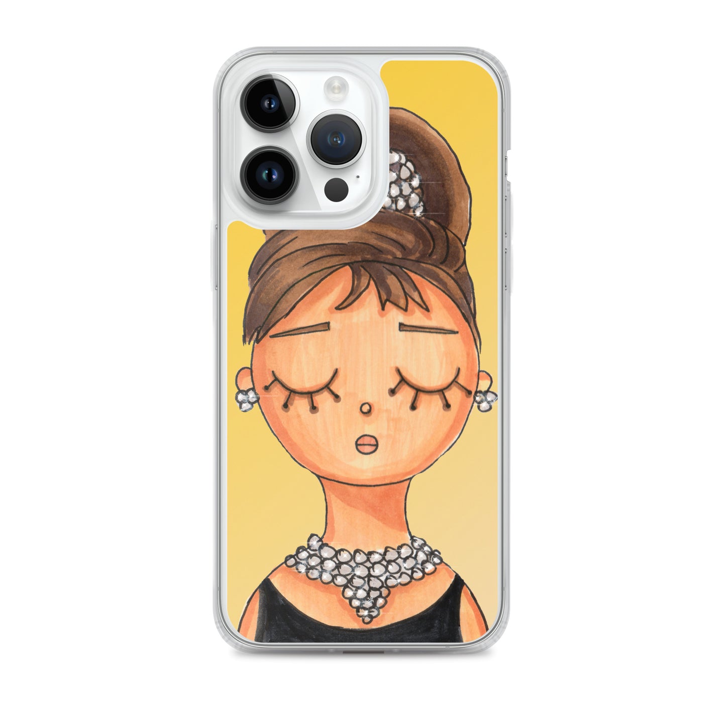 Audrey, Holly Golightly, Clear Case for iPhone®