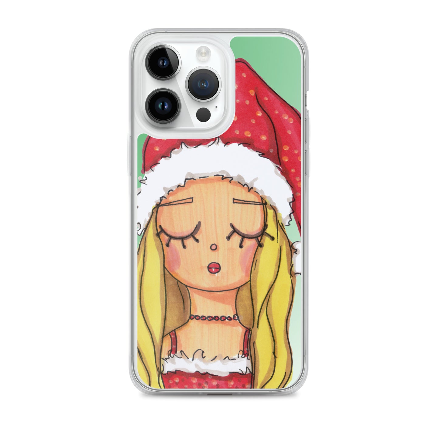 Santa Baby, Christmas, Clear Case for iPhone®