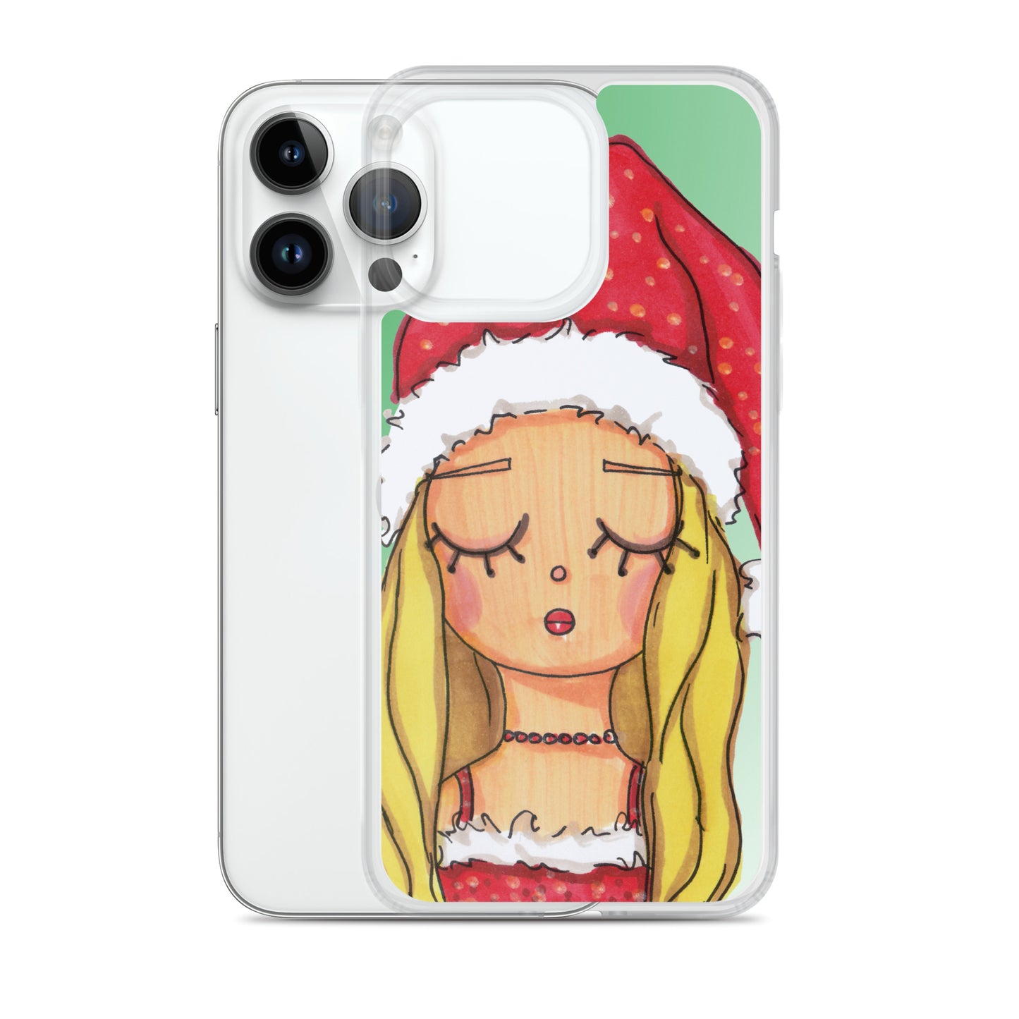 Santa Baby, Christmas, Clear Case for iPhone®