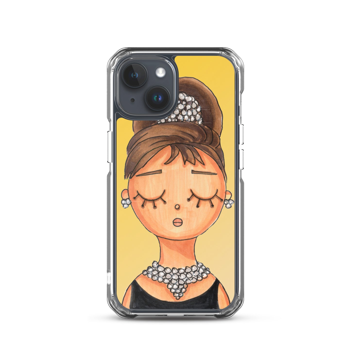 Audrey, Holly Golightly, Clear Case for iPhone®