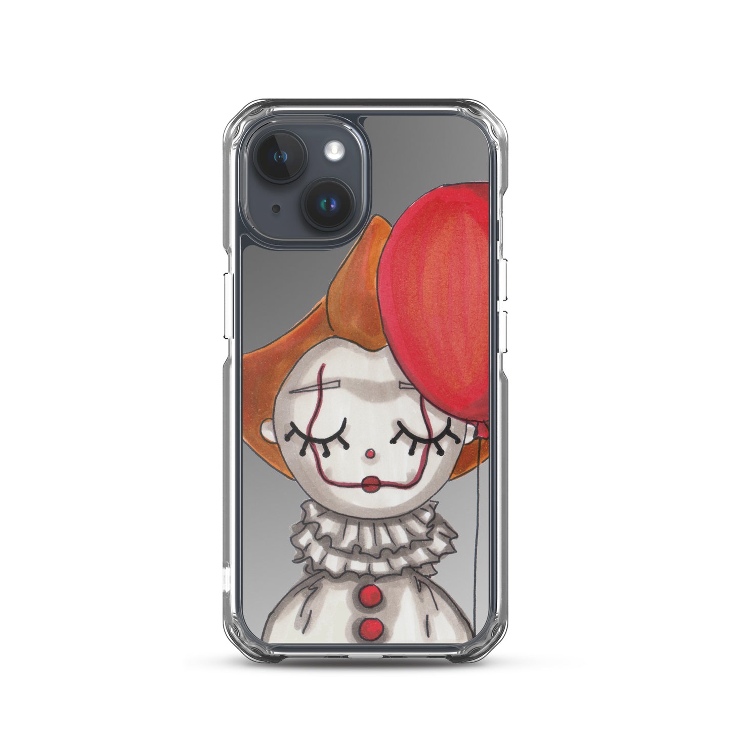 Clown, Balloon, Halloween, Clear Case for iPhone®