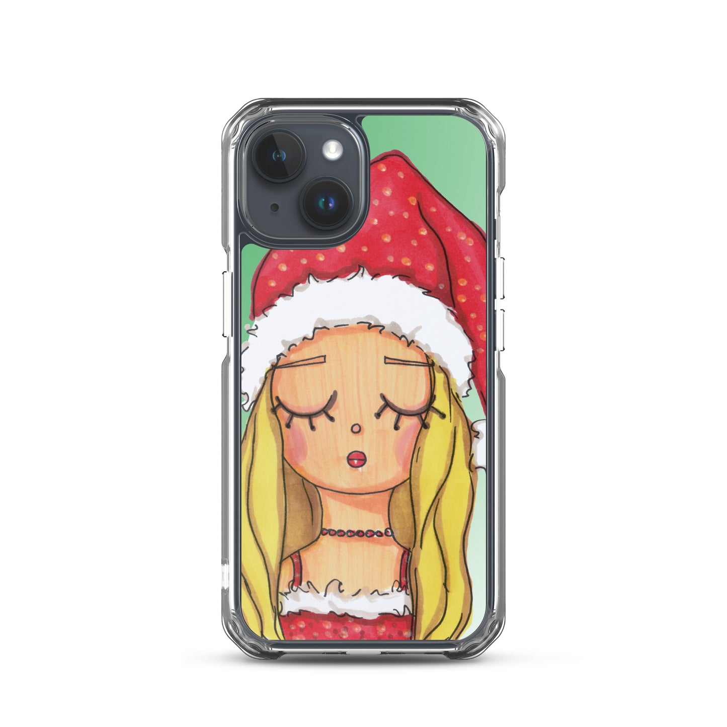 Santa Baby, Christmas, Clear Case for iPhone®