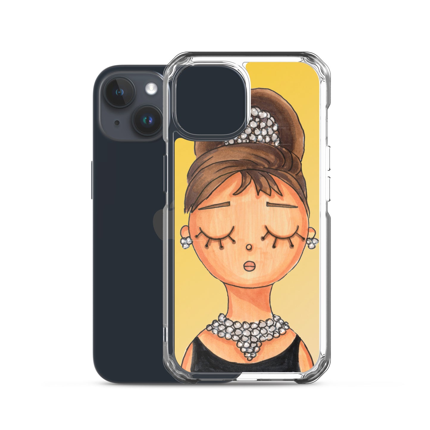 Audrey, Holly Golightly, Clear Case for iPhone®