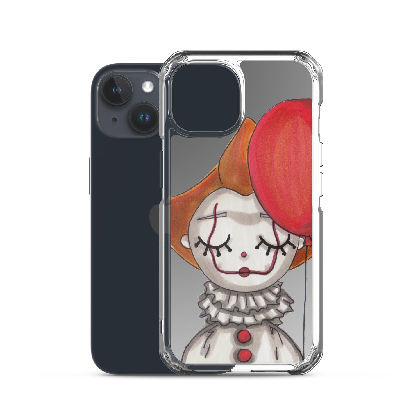 Clown, Balloon, Halloween, Clear Case for iPhone®