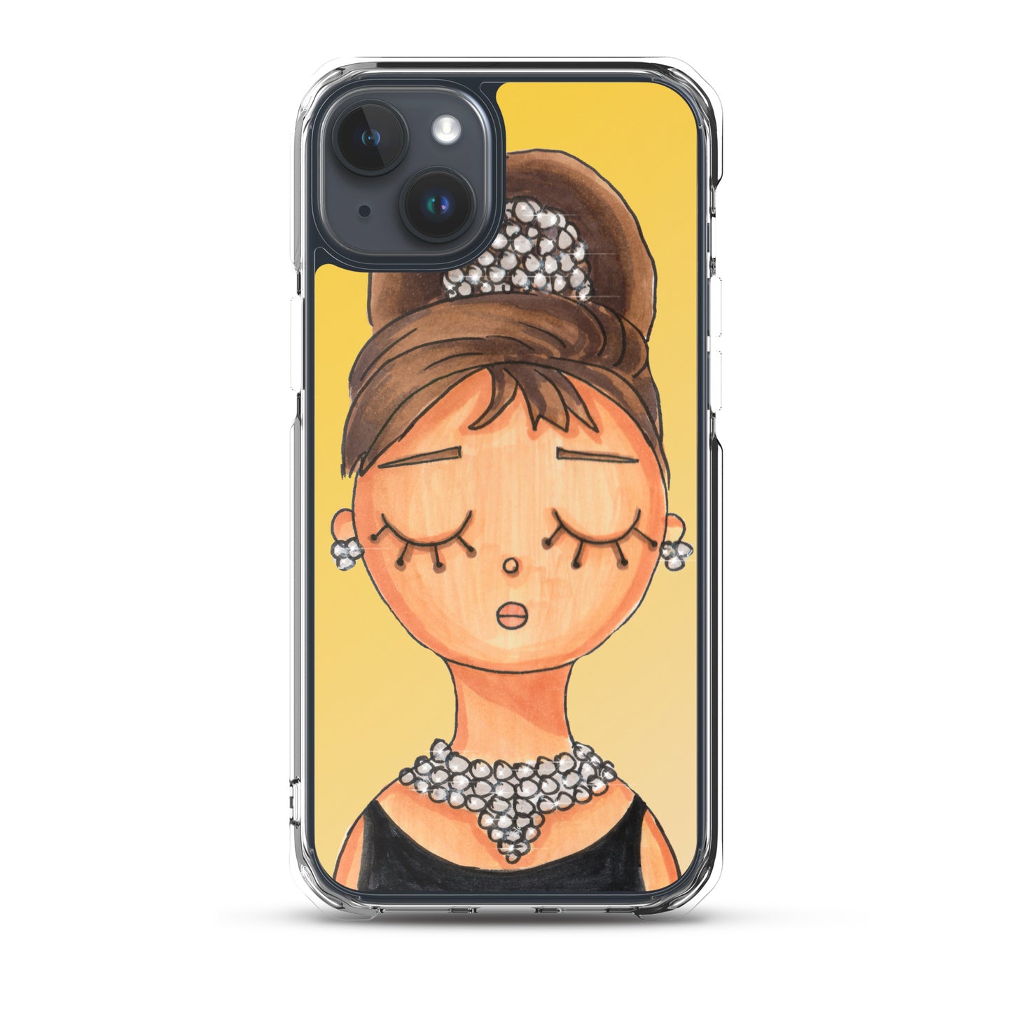 Audrey, Holly Golightly, Clear Case for iPhone®