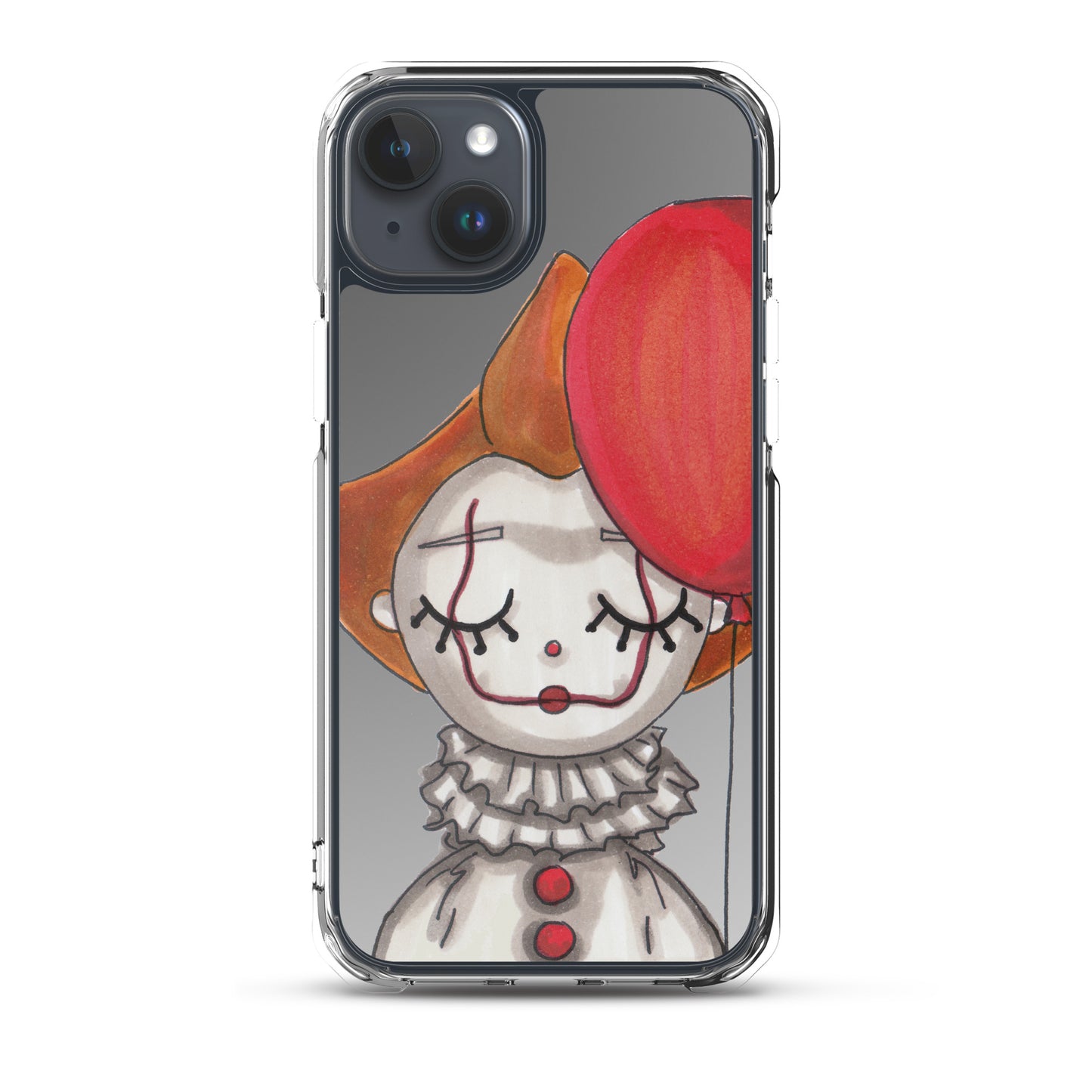 Clown, Balloon, Halloween, Clear Case for iPhone®