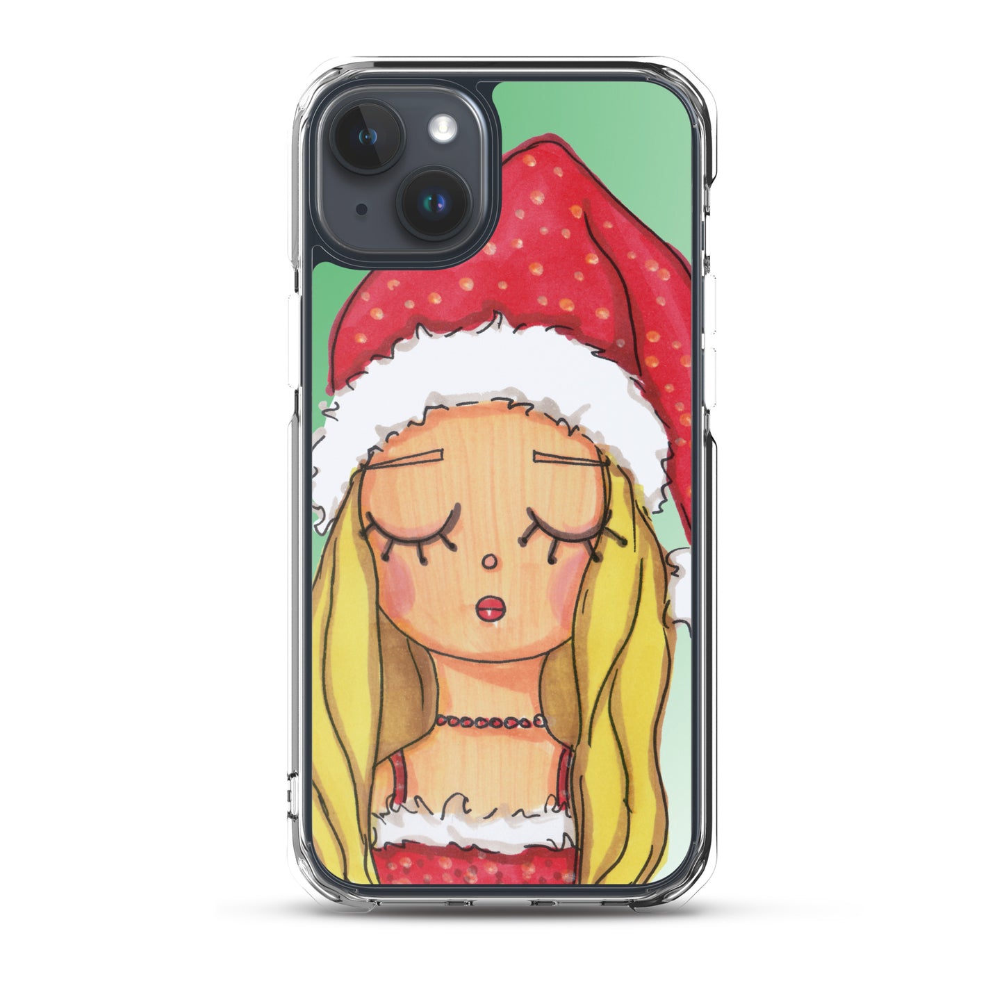 Santa Baby, Christmas, Clear Case for iPhone®