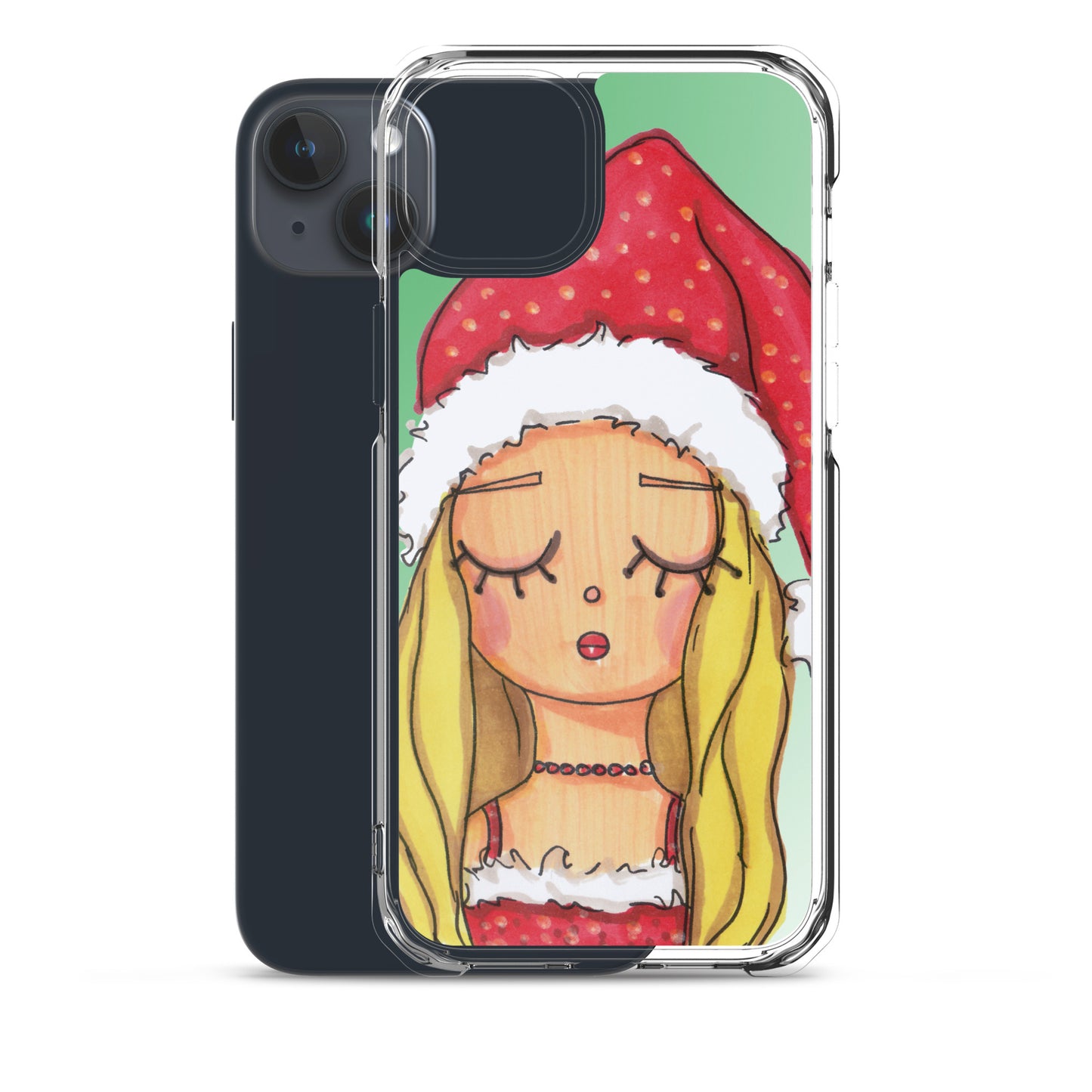 Santa Baby, Christmas, Clear Case for iPhone®