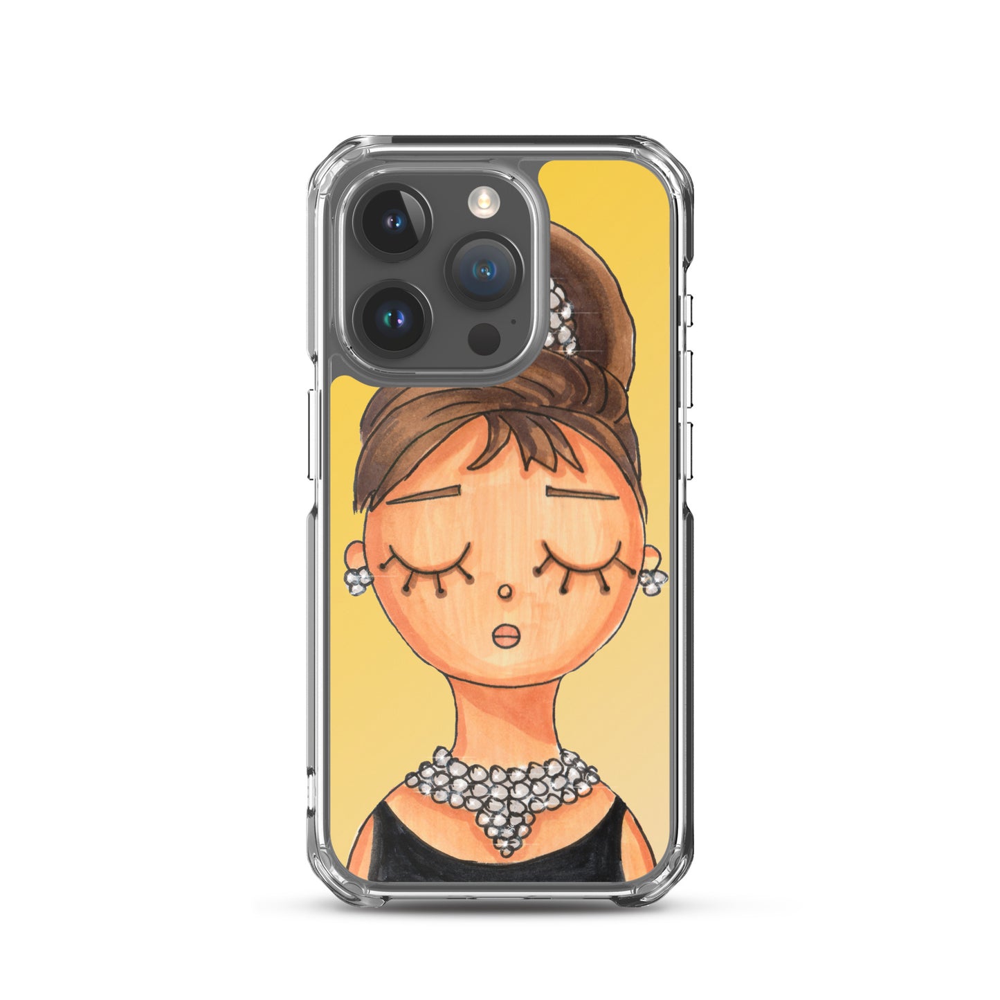 Audrey, Holly Golightly, Clear Case for iPhone®