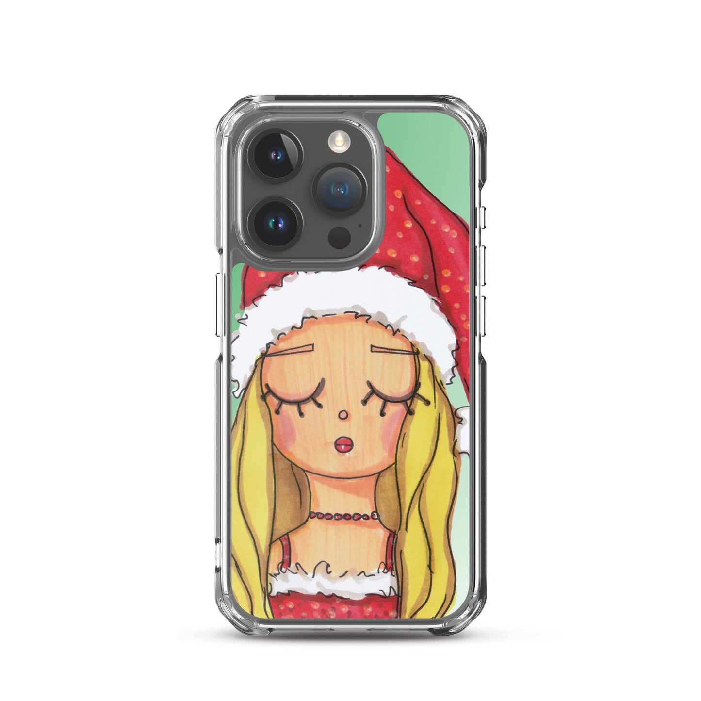 Santa Baby, Christmas, Clear Case for iPhone®