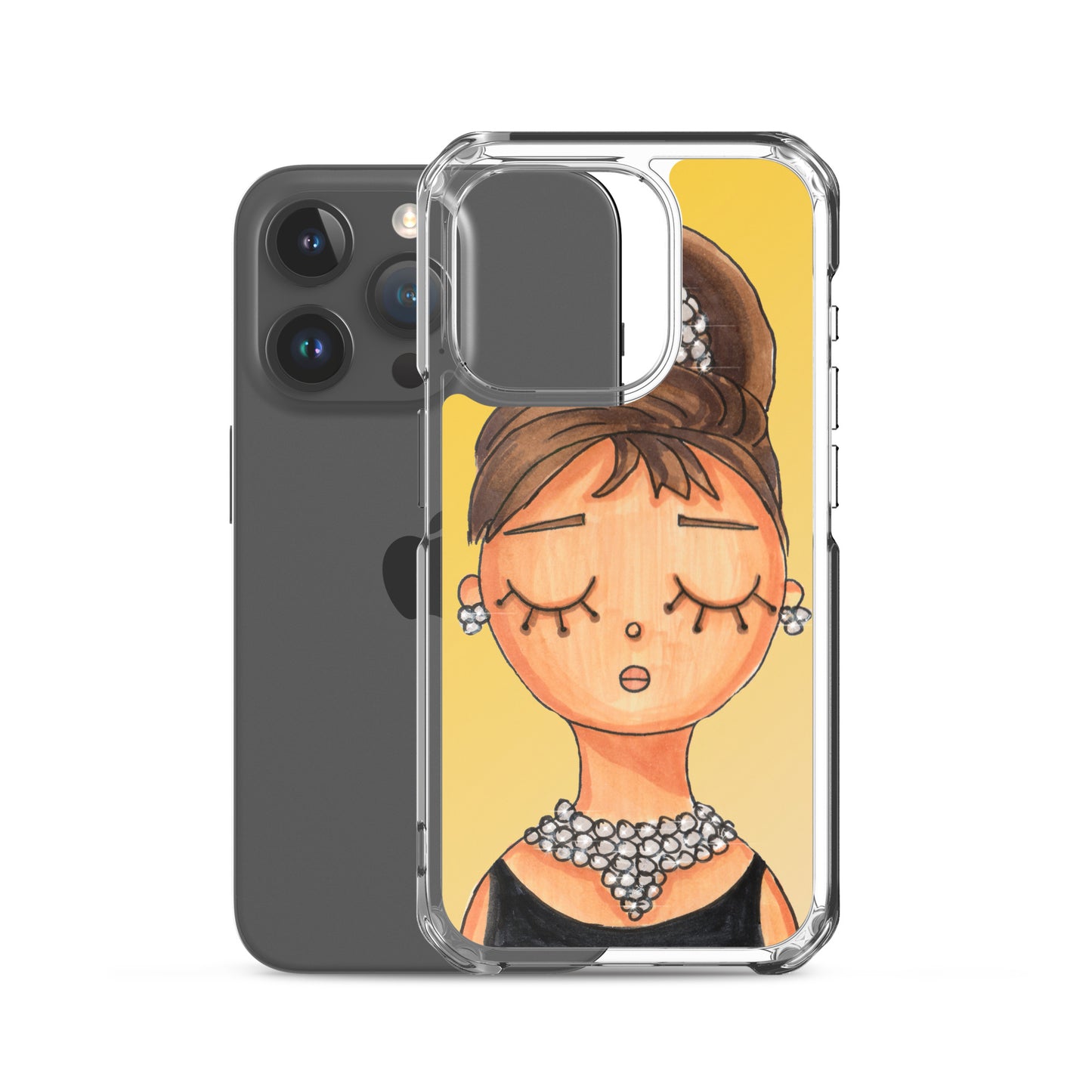 Audrey, Holly Golightly, Clear Case for iPhone®