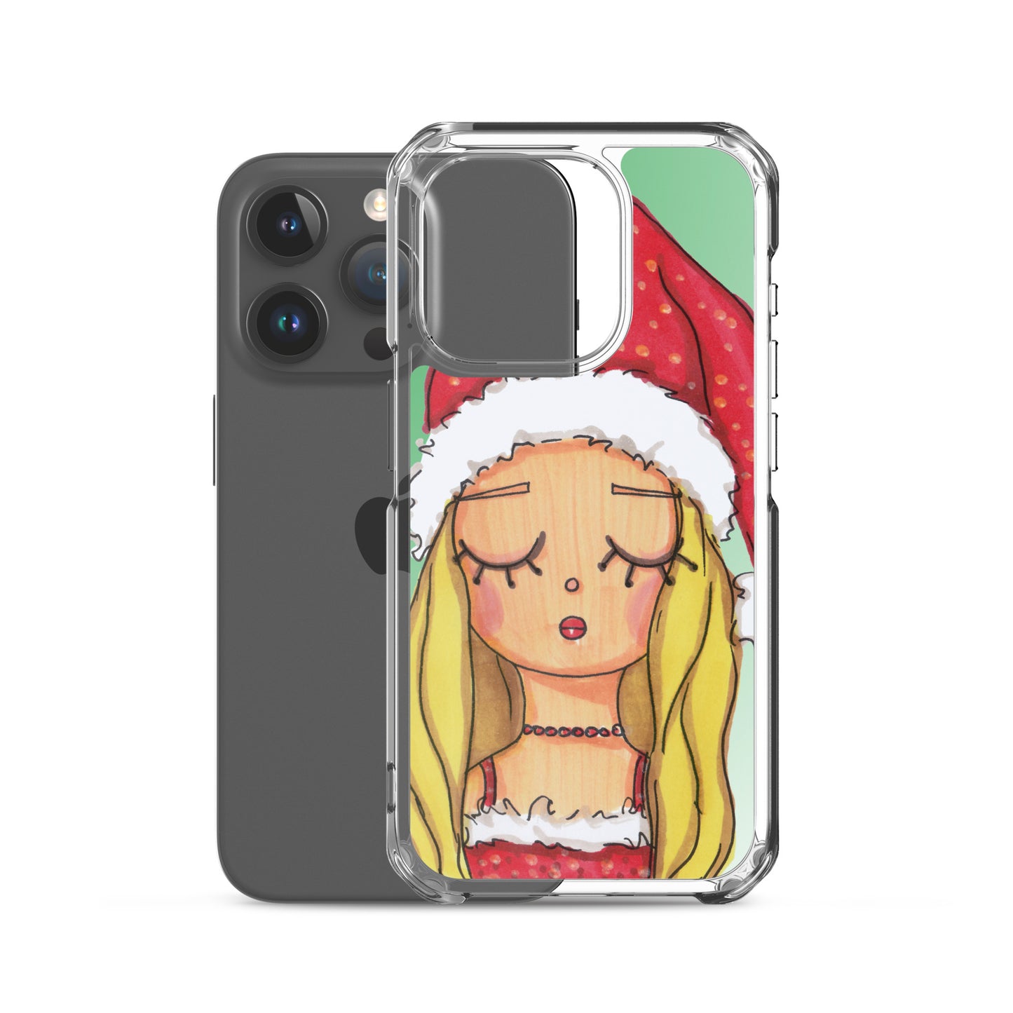 Santa Baby, Christmas, Clear Case for iPhone®